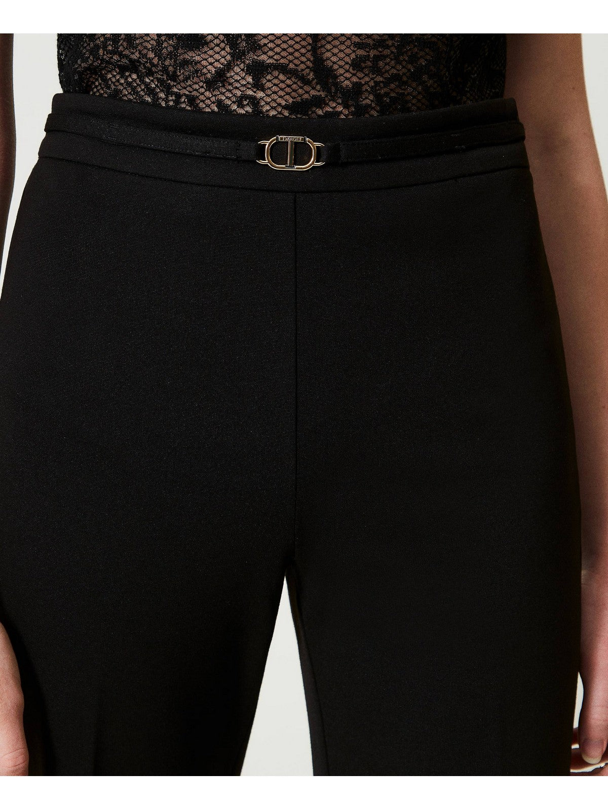 TWINSET Pantalone Donna 242TP224G 00006 Nero gioboutiqueweb
