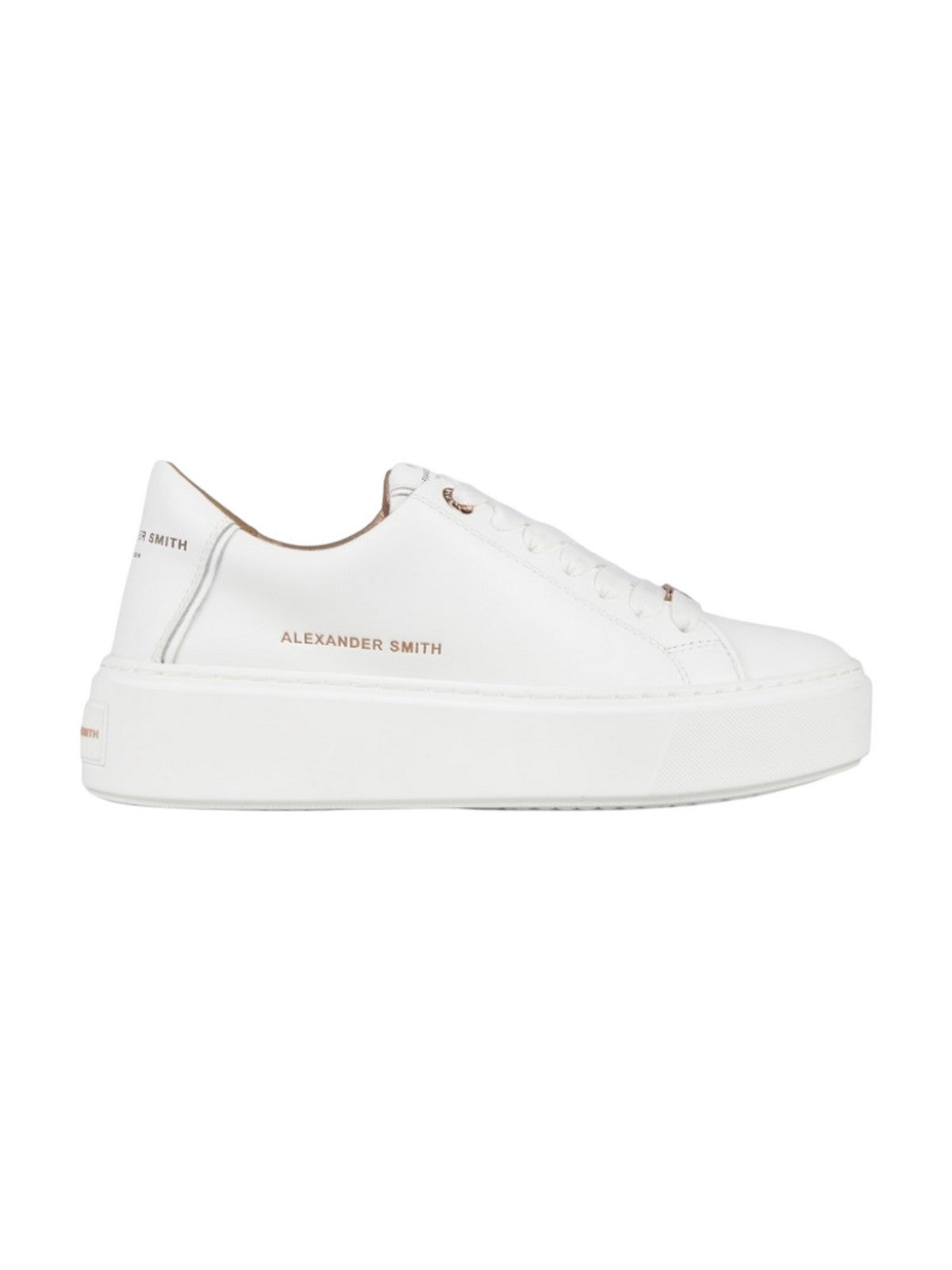 ALEXANDER SMITH Sneaker Donna LONDON HIGH WOMAN ALBBLHW 8401 TWT Bianco gioboutiqueweb
