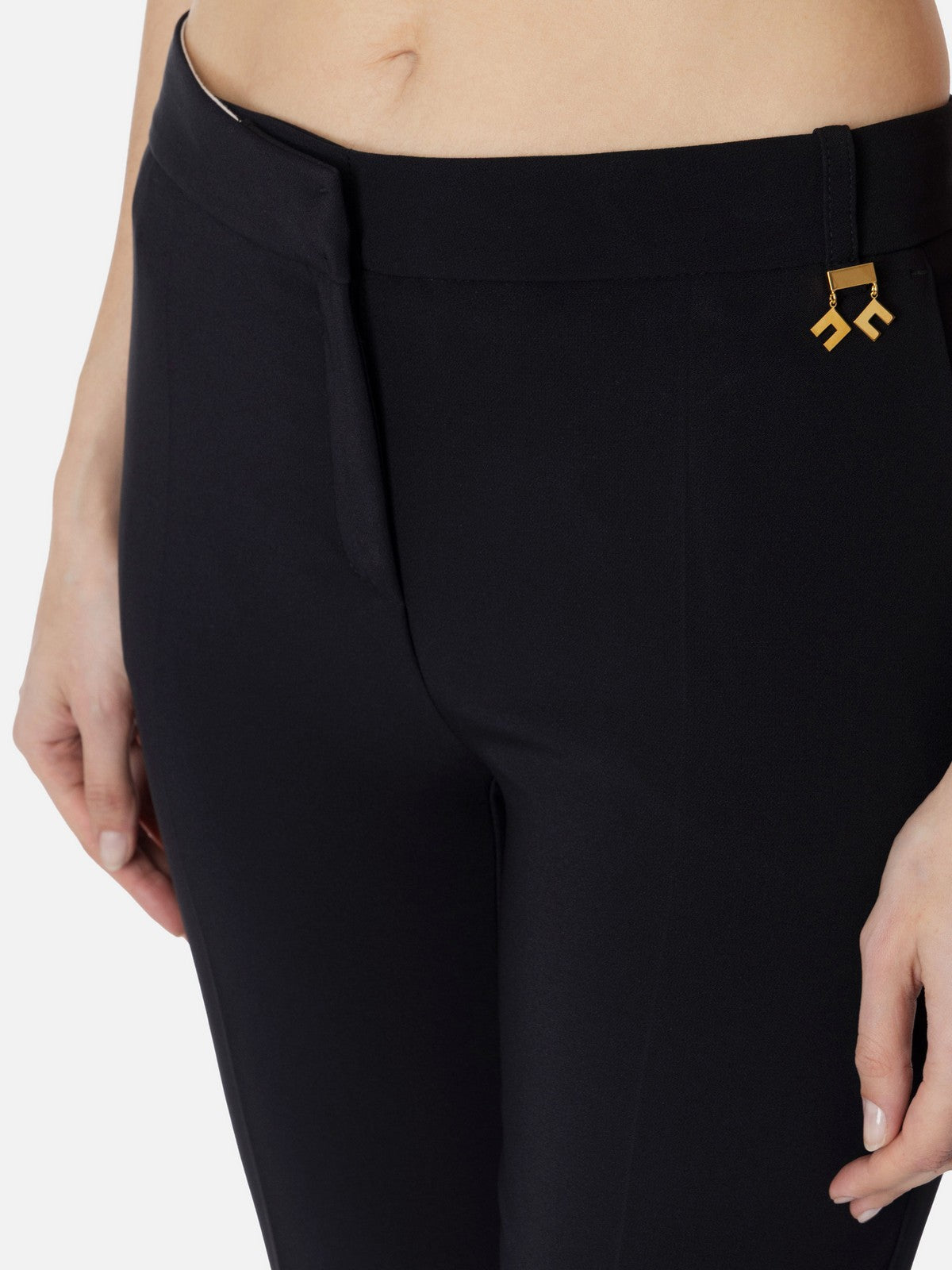 ELISABETTA FRANCHI Pantalone Donna PA09852E2-110 Nero gioboutiqueweb