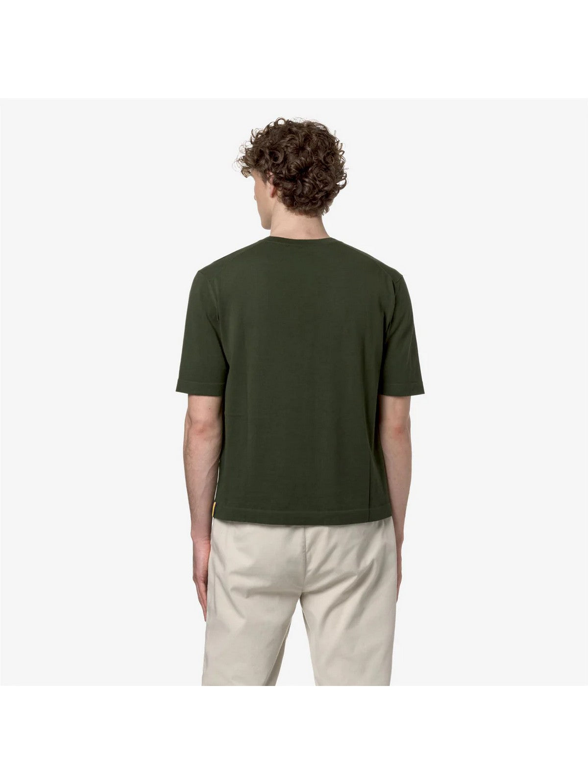 K-WAY T-Shirt e Polo Uomo Combe K4126SW 576 Verde gioboutiqueweb