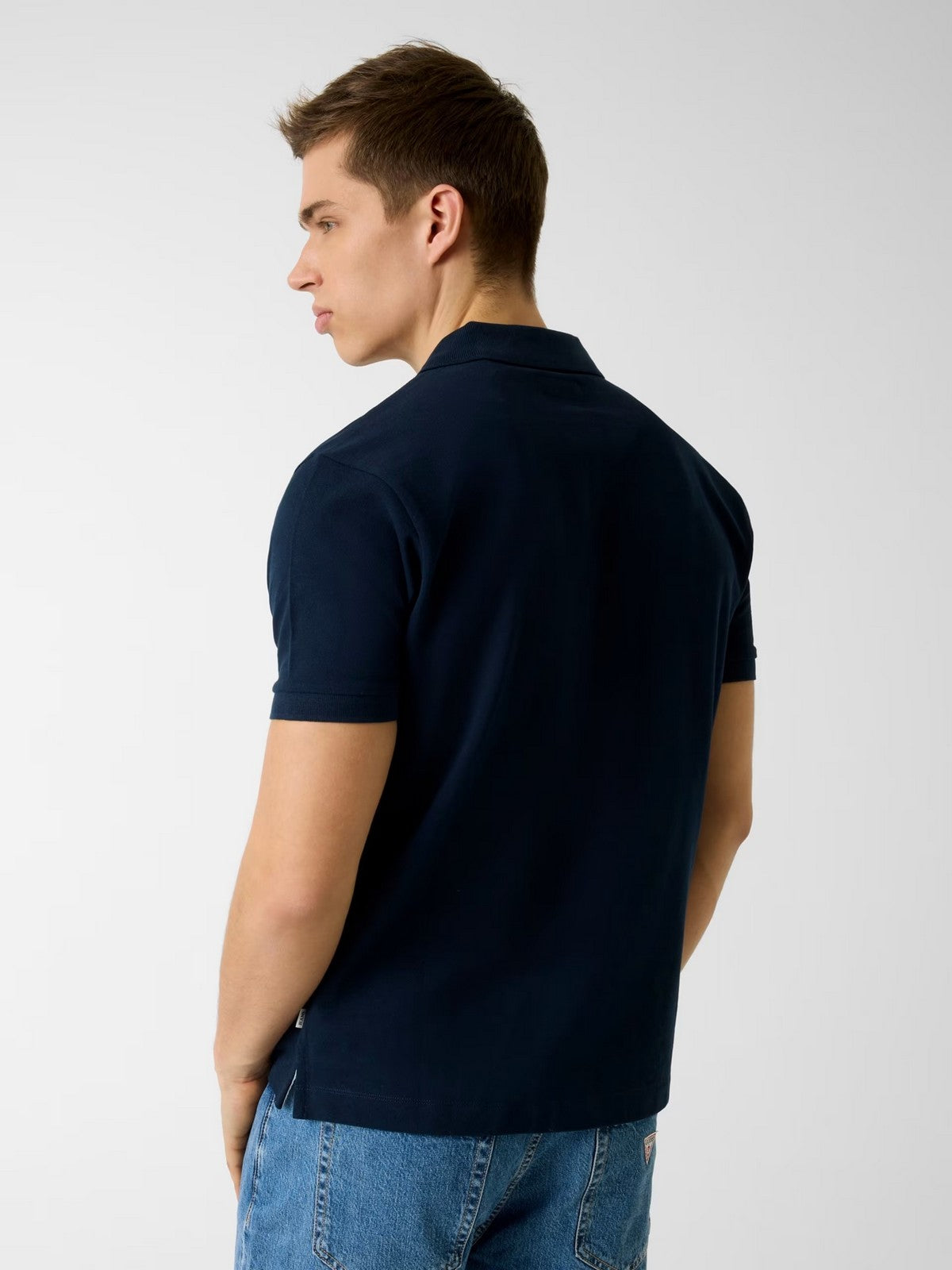 GUESS Polo Uomo GJ SS EMBRO LOGO POLO M4BP29 KCJV1 A71W DARING OCEAN