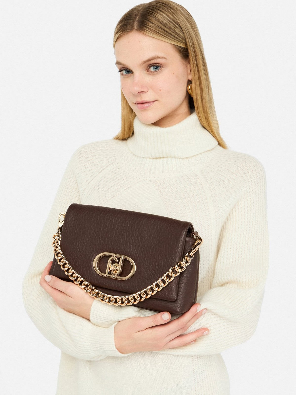 LIU JO ACCESSORIES Borsa Donna AF5138E0161 90912 MORO LIGHT