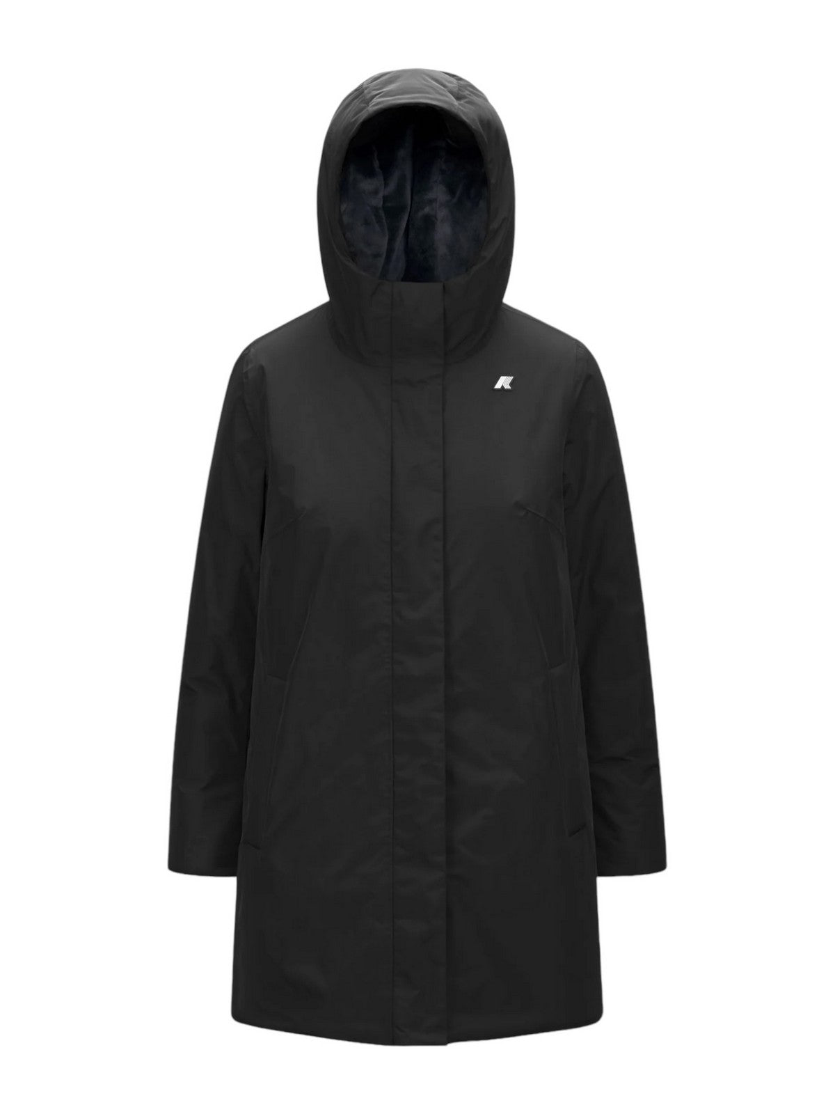 K-WAY Giubbino Donna SOPHIE SOFT TOUCH MARMOTTA K71326W AL8 BLACK P-BLUE A gioboutiqueweb