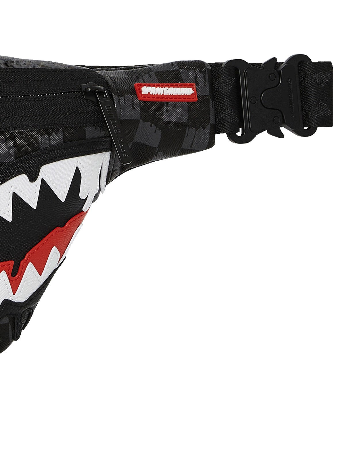 SPRAYGROUND Marsupio Uomo DRIPPING SHARKS IN PARIS SAVVY CROSSBODY 910B7971NSZ Nero