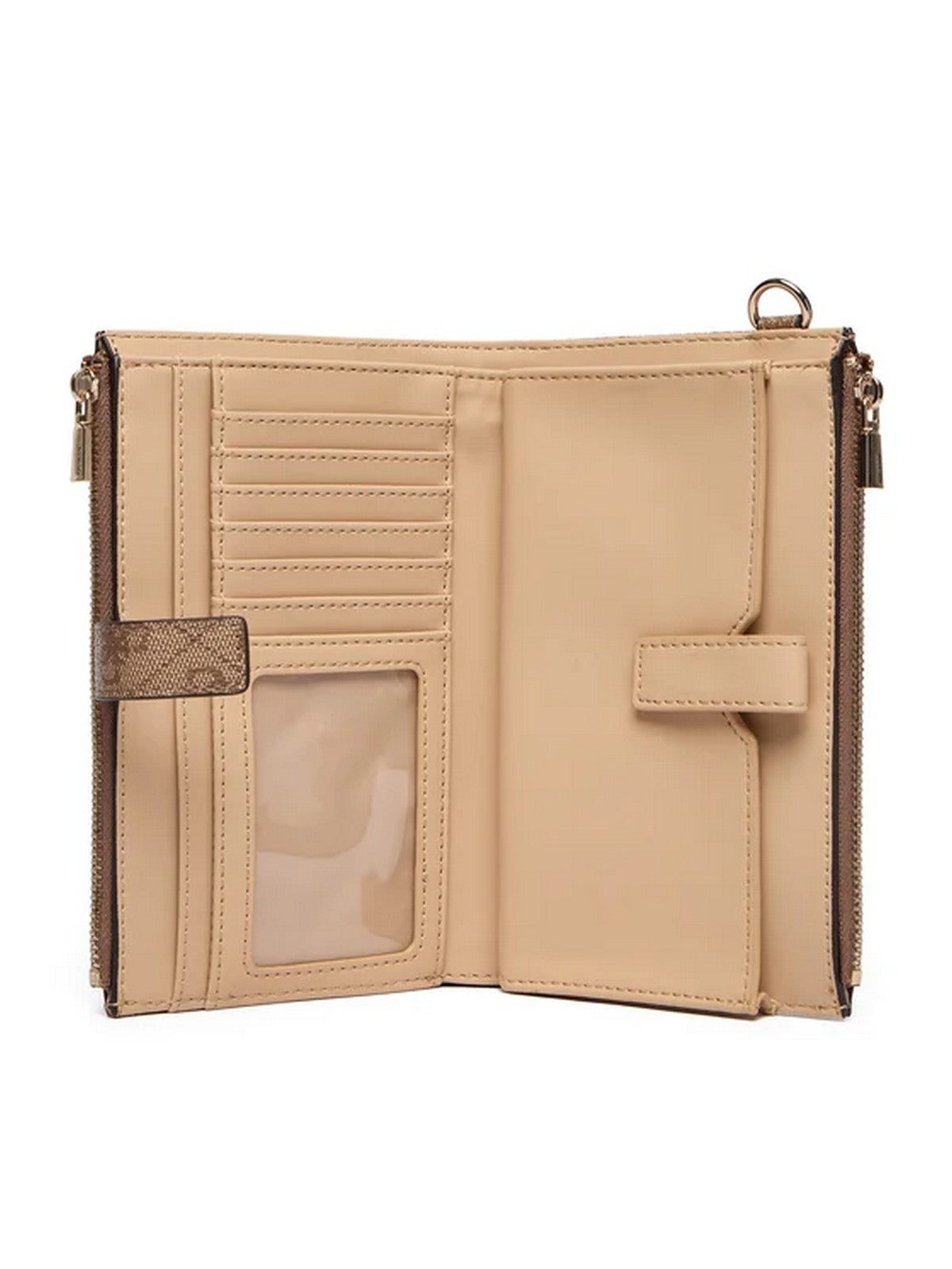 GUESS Portafoglio Donna LAUREL II SLG DBL ZIP ORGNZR SWZG74 59157 TAU TAUPE