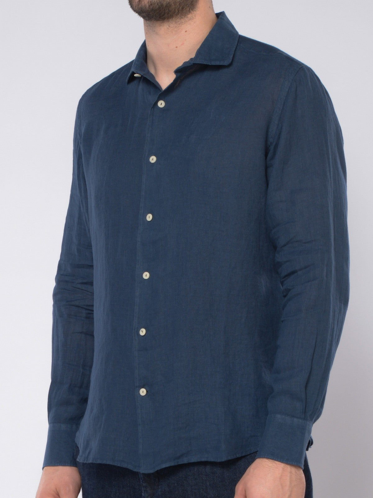 Mc2 Saint Barth Men's Shirt Pamplona 01526F Blue