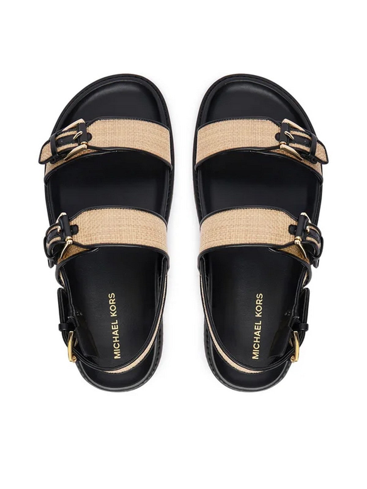 MICHAEL KORS Sandalo Donna NIA FLAT SANDAL 40S6NIFS1D 001 BLACK