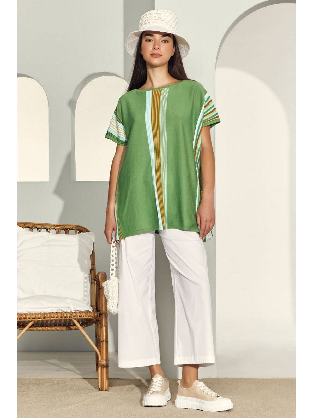 Gran Sasso Frauenhemd 57261/14061 461 Grün