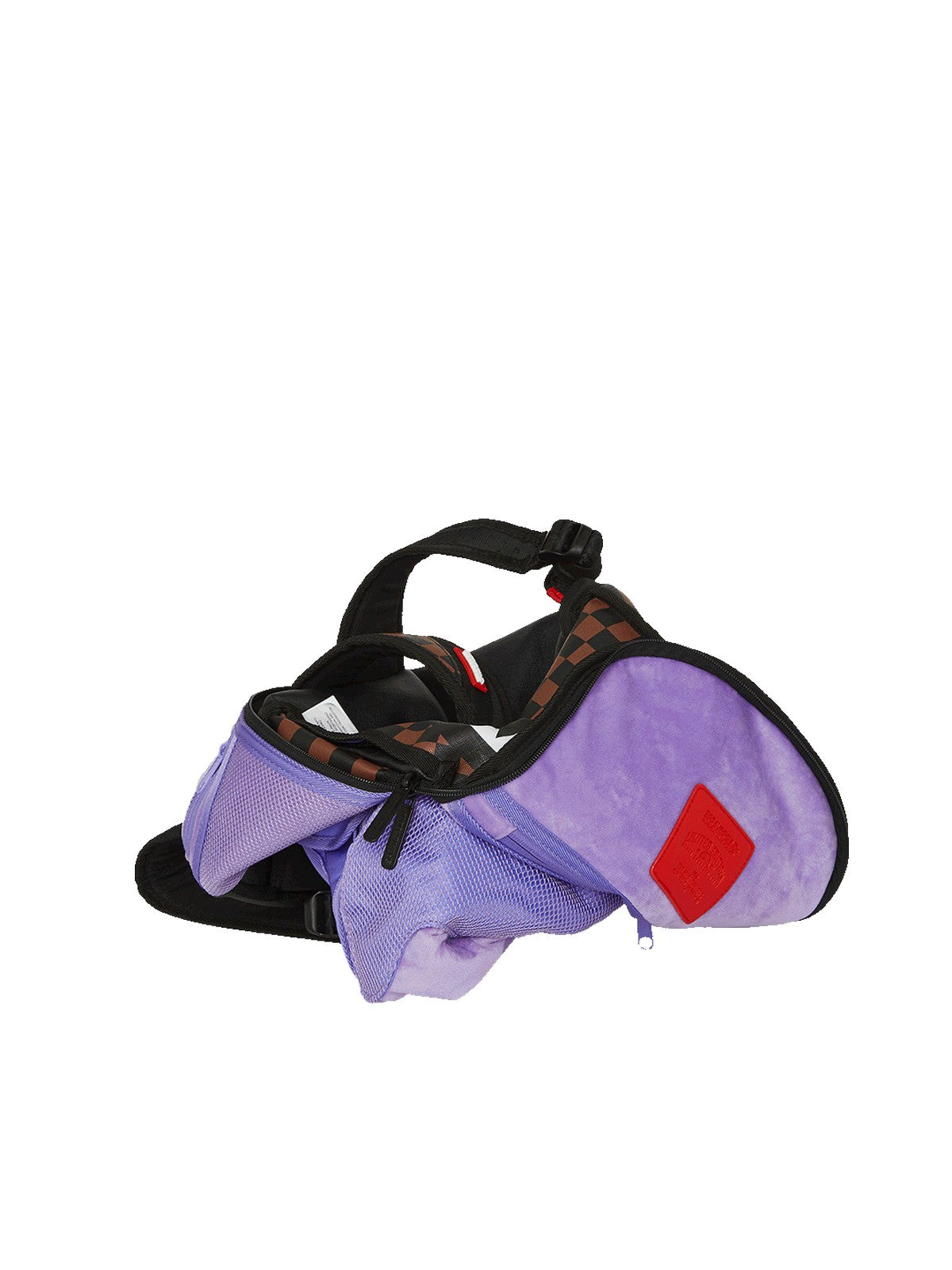 SPRAYGROUND Zaino Unisex adulto INVERTED SHARK POCKET BACKPACK 910B7342NSZ MARRONE/VIOLA gioboutiqueweb