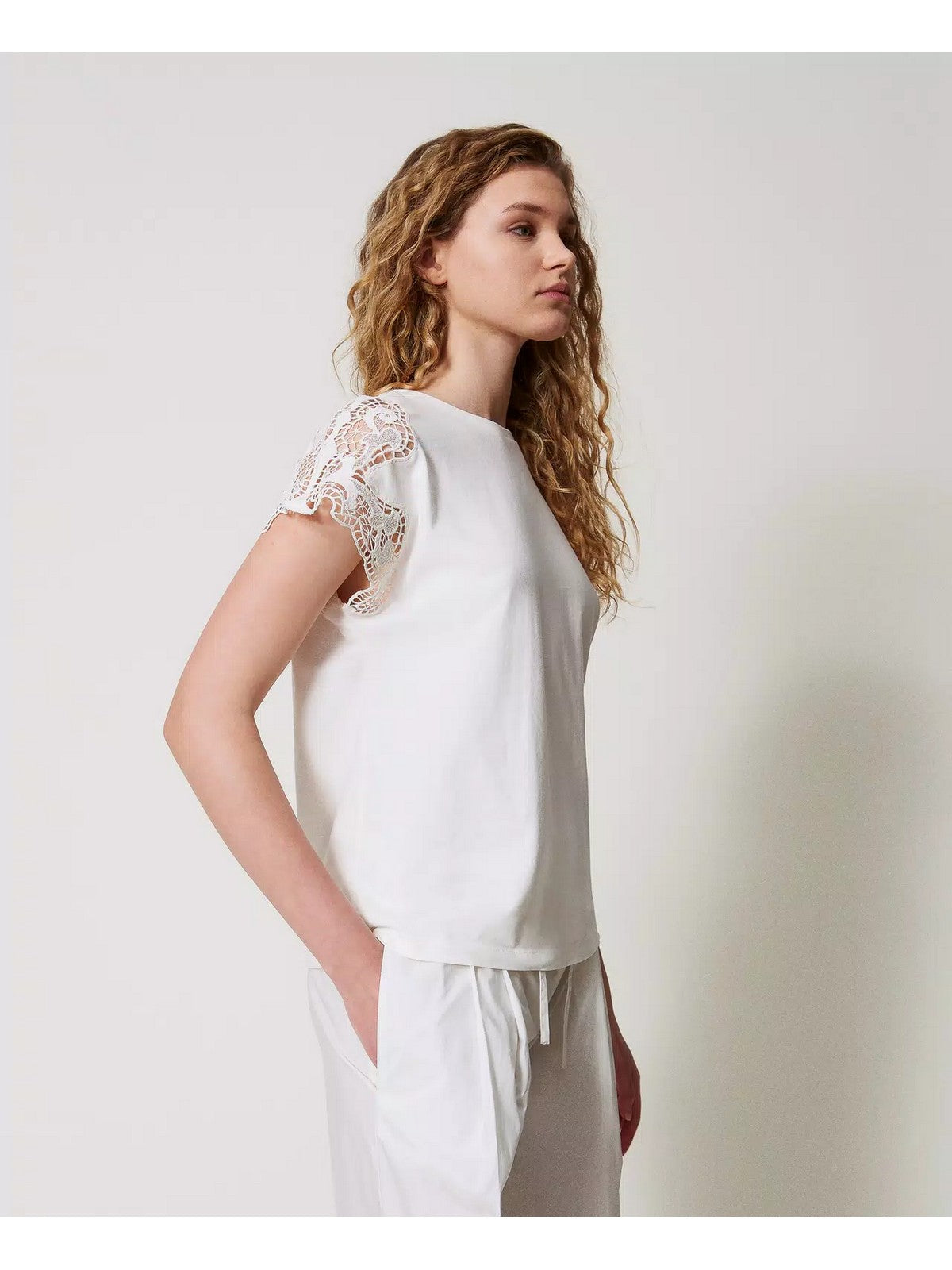 TWINSET T-shirt Donna 251TP2290 00001 Bianco