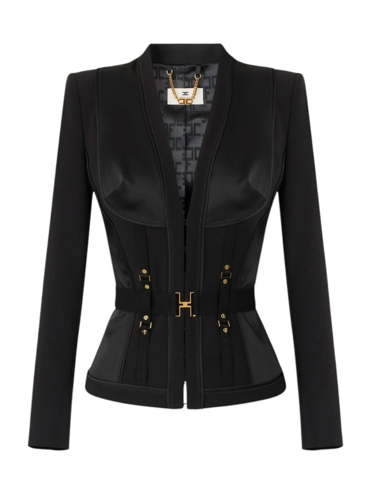 ELISABETTA FRANCHI Giacca Donna GI23362E2 110 Nero