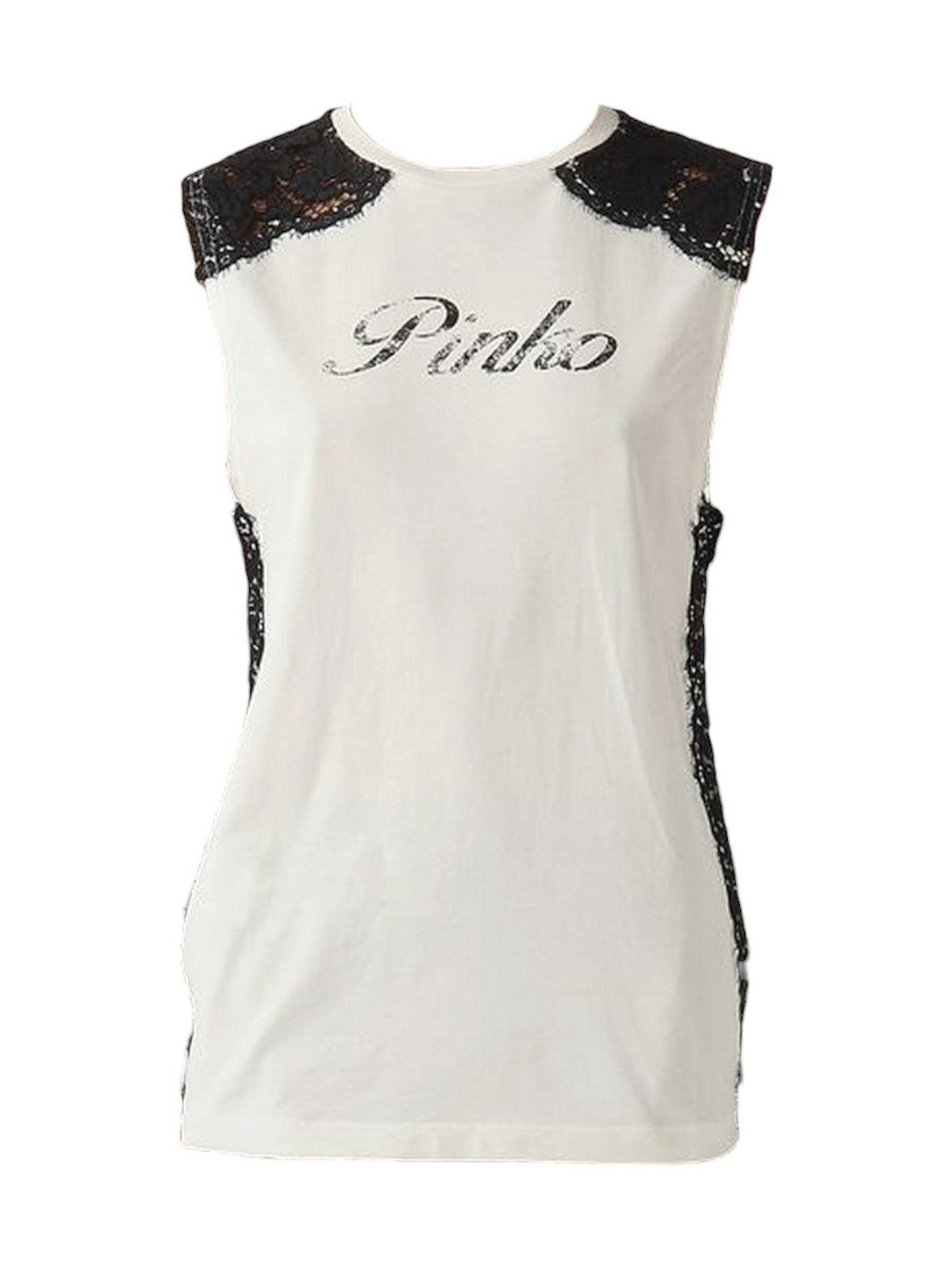 PINKO Canotta Donna DAWN MAGLIA 106562-A383 Z07 BIANCO SETA
