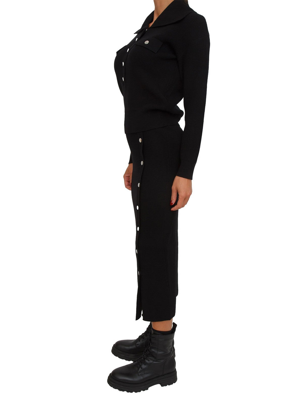 LIU JO WHITE Set Maglia/Gonna Donna MF5462MS99E 22222 Nero