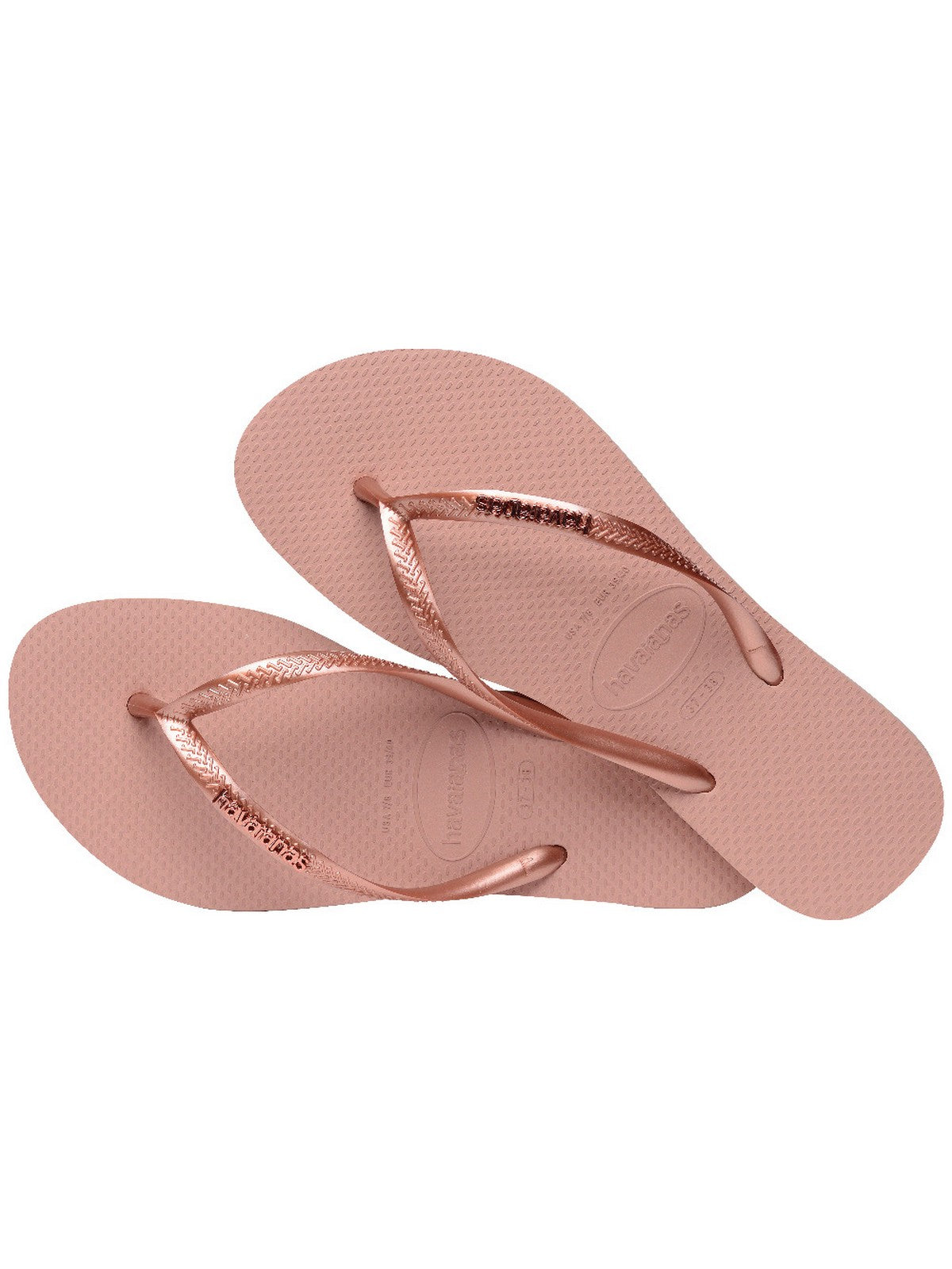 HAVAIANAS Infradito Donna Hav. Slim Logo Metallic 4119875.6459 Rosa