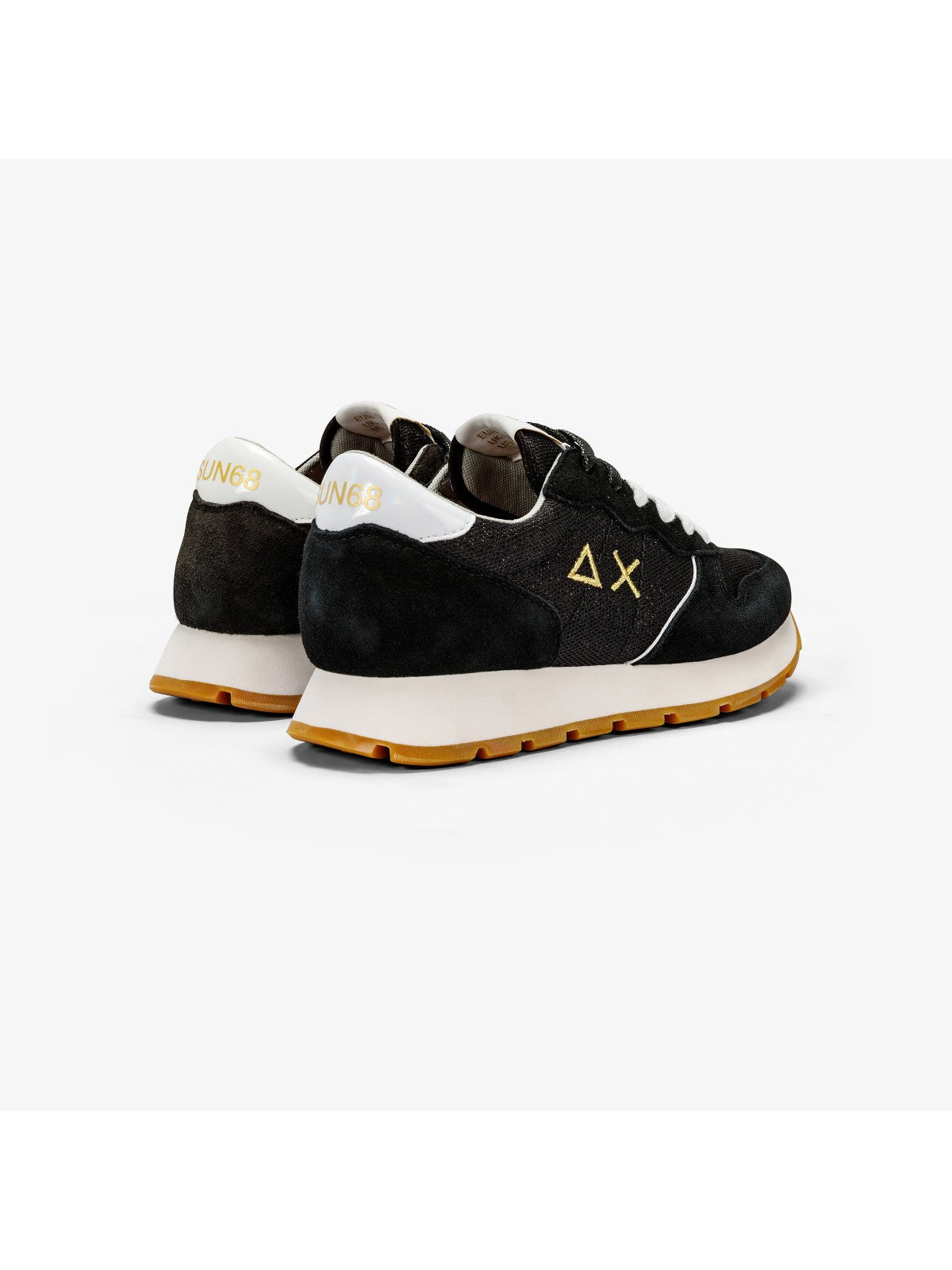 Sun68 Sneaker Frau Verbündeter Glitzer Textil Z34203 11 Schwarz