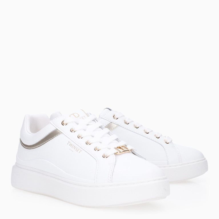 TWINSET Sneaker Donna SNEAKERS 252TCP020 07049 BIC.OTTICO/ORO