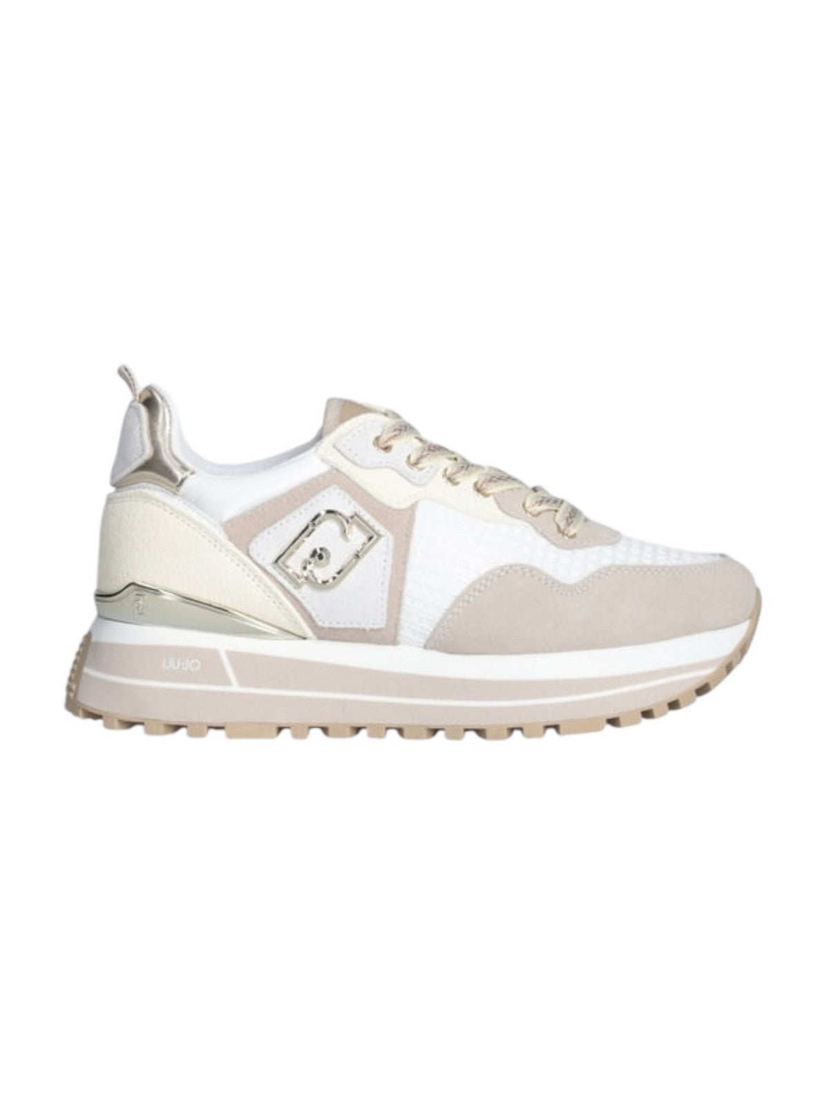LIU JO Sneaker Donna LIU JO MAXI WONDER 01 BA5013PX027 S3602 Beige gioboutiqueweb