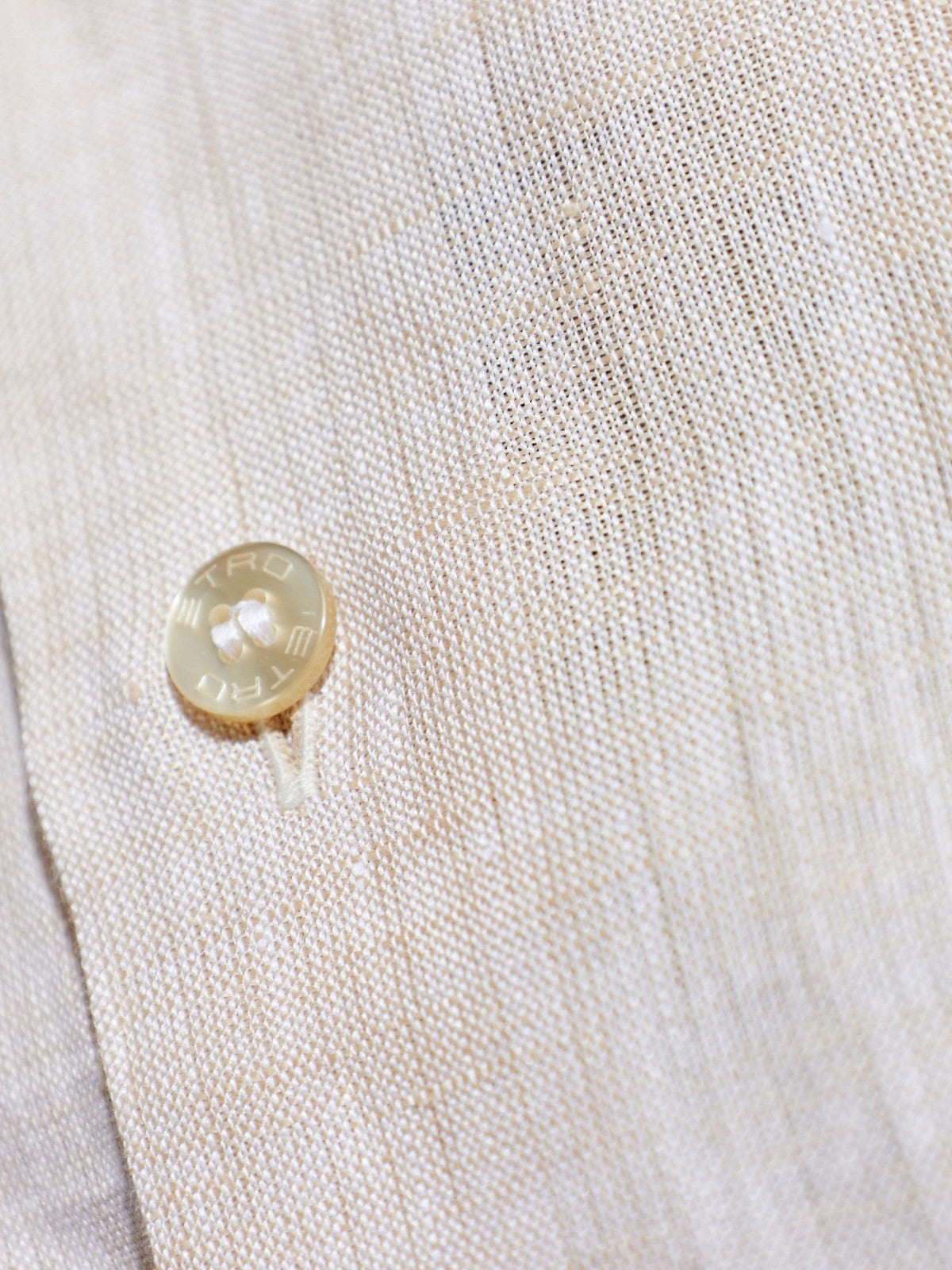 ETRO Camicia Uomo SHIRT ROMA LOGO MRIB0002 99TU3F3 M0121 Beige