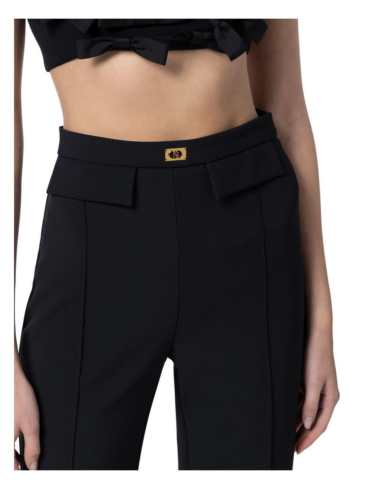 ELISABETTA FRANCHI Pantalone Donna PA07851E2-110 Nero gioboutiqueweb