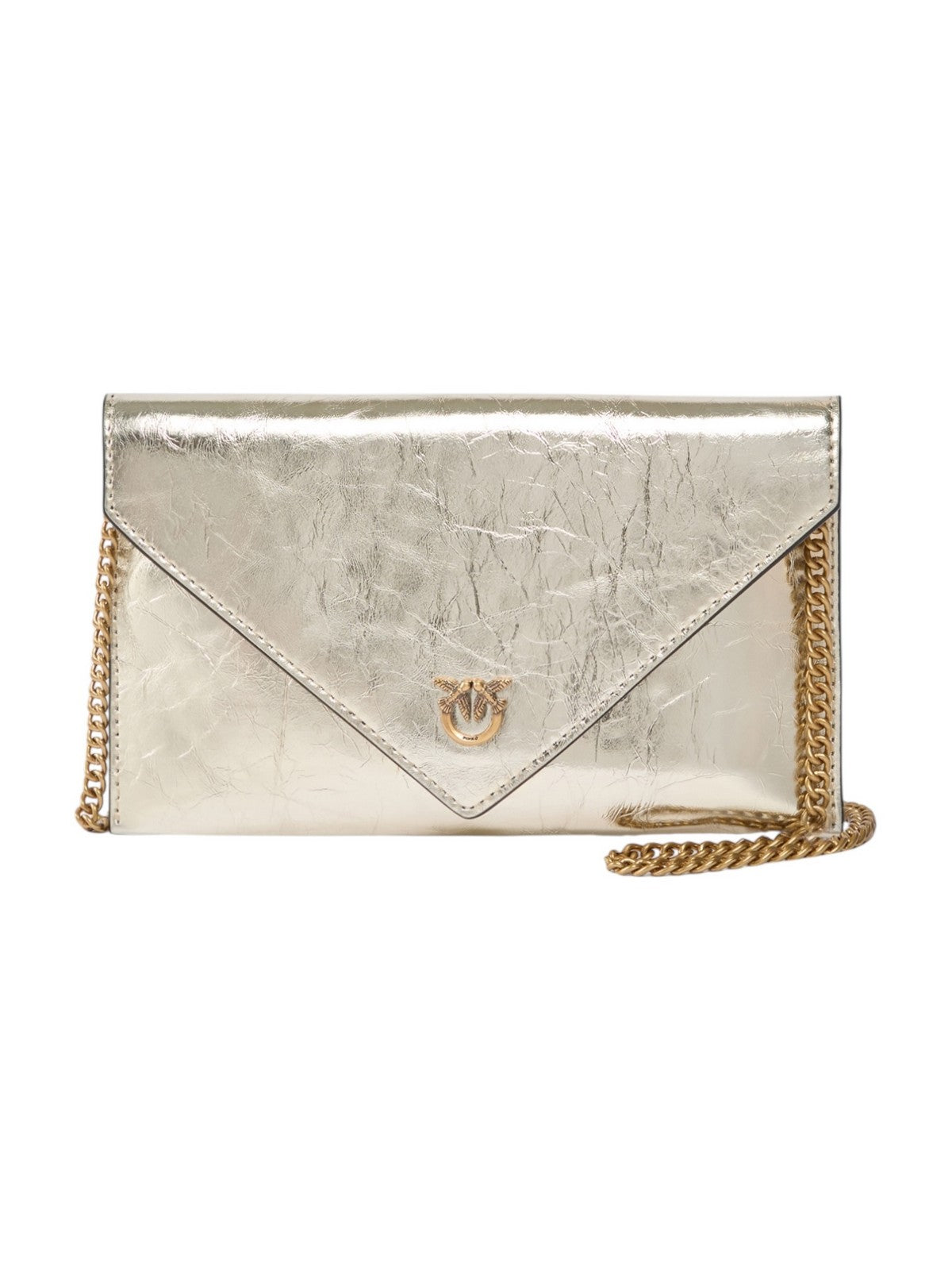 PINKO Portafoglio Donna FLAT PURSE MINI 105347-A2O9 ZZLV ORO-MATT GOLD