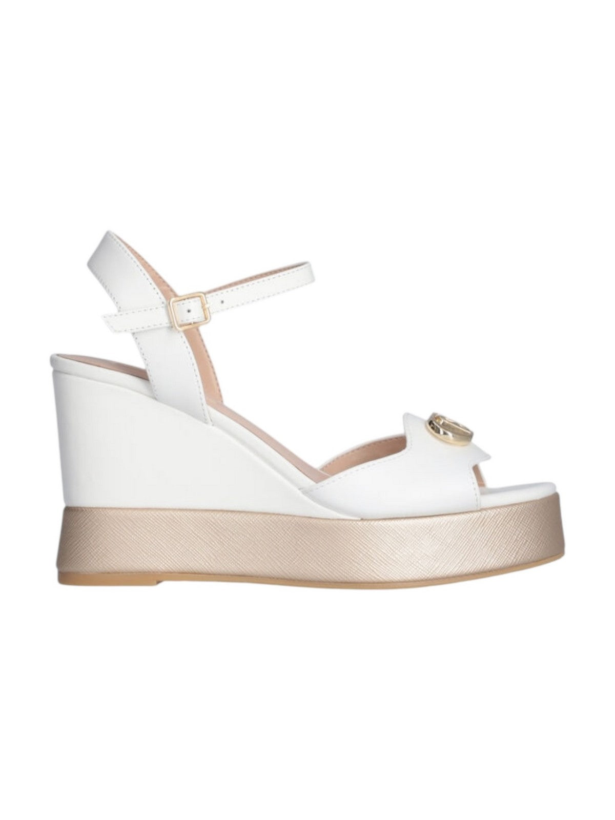 LIU JO Sandalo Donna KAREN 11 SA5117P0102 01065 CALF OFF WHITE gioboutiqueweb
