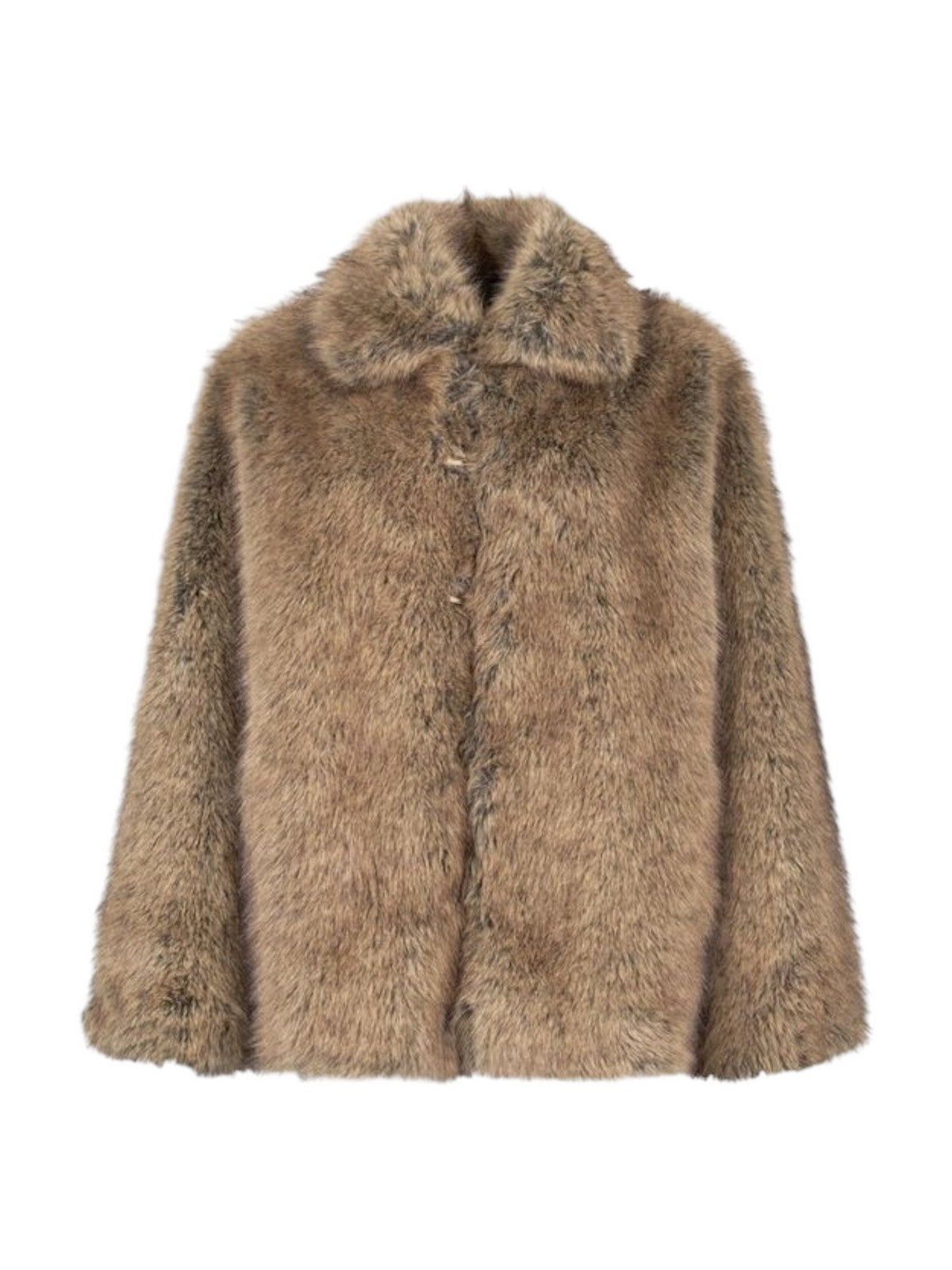 LIU JO WHITE Pelliccia Donna MF5232E1095 M9873 Brown wolf