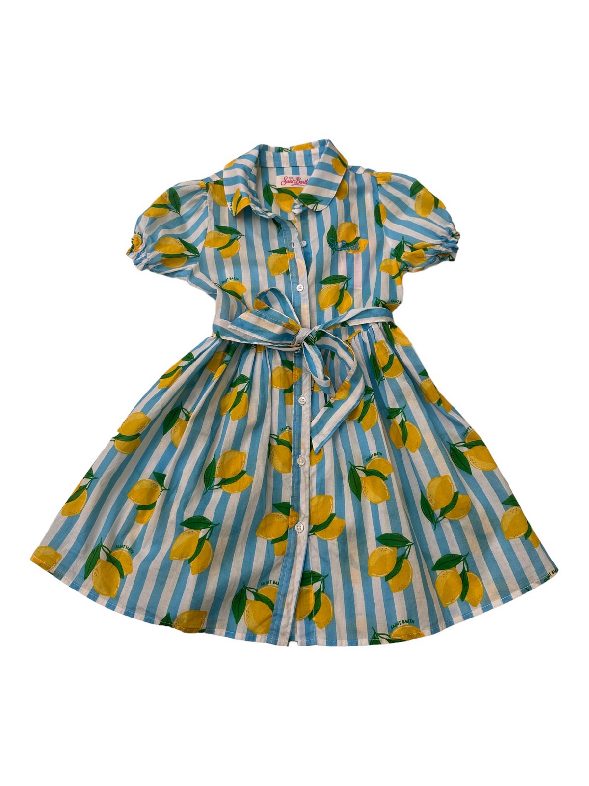 Mc2 Saint Barth Girls Dress and Girls Anastasie Jr 01283F Blue