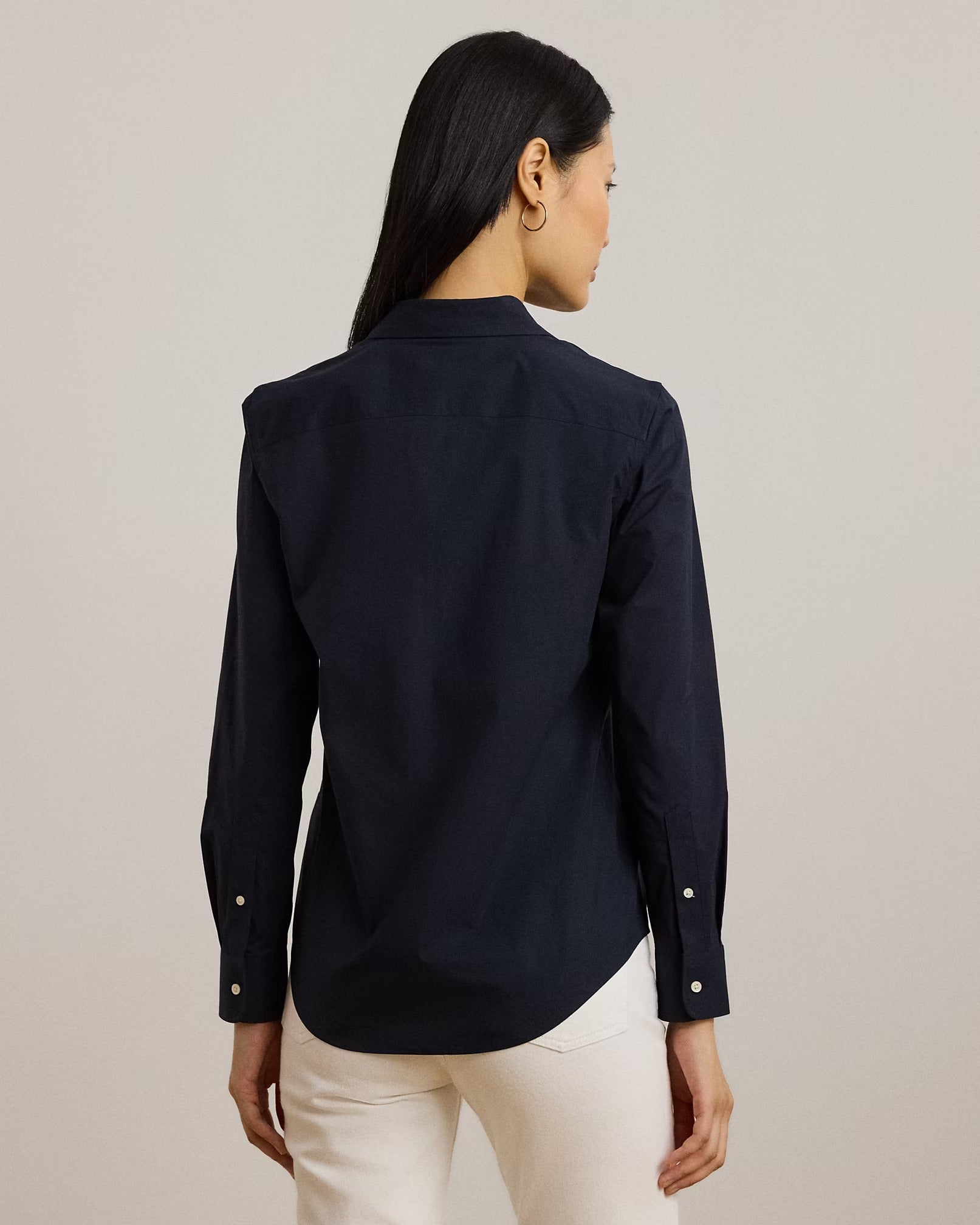 LAUREN RALPH LAUREN Chemise Femme JAMELKO-CHEMISE À MANCHES LONGUES 200684553 003 LAUREN NAVY