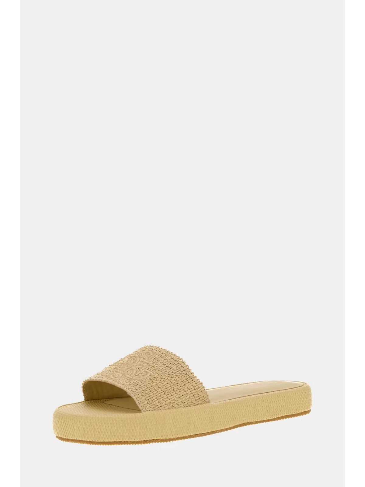 GUESS Ciabatta Donna TEXTURED RAFFIA SANDAL E6GZ08 WQ730 G1G1 NUDE SAND