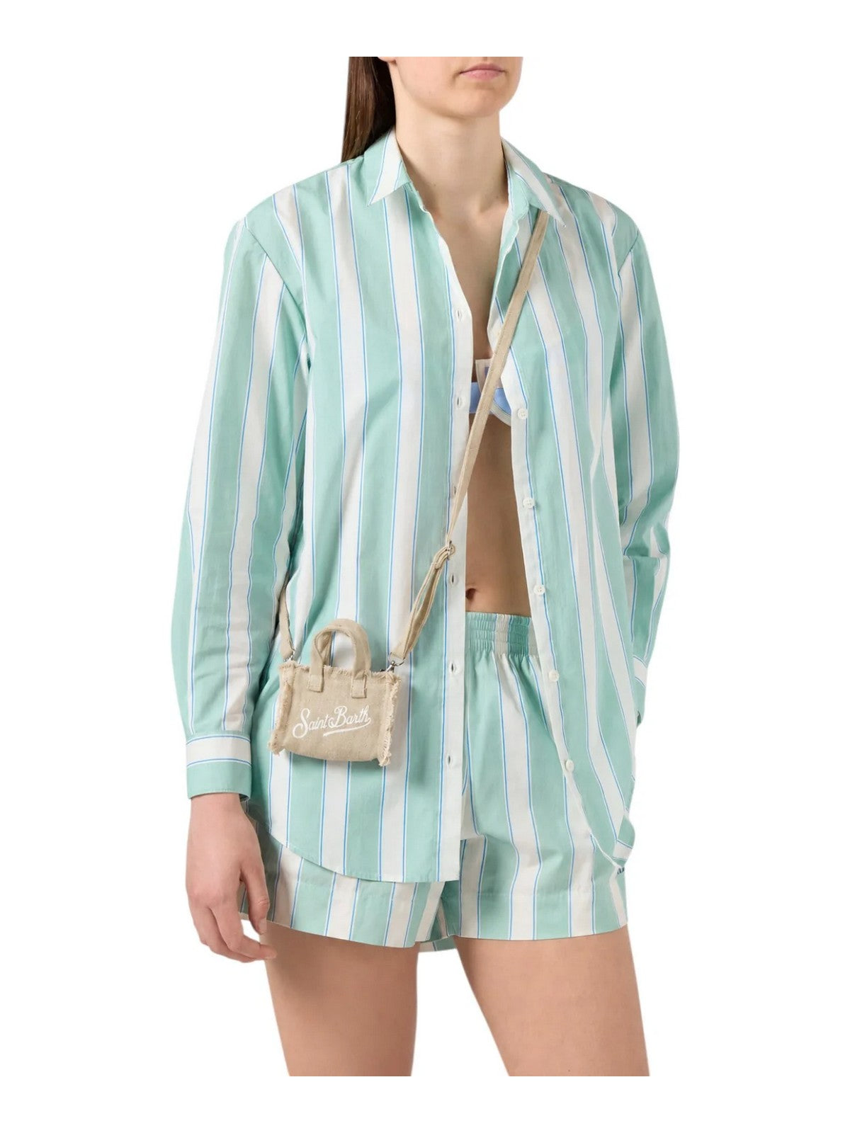 MC2 SAINT BARTH Portachiavi Donna KEY BAG LINEN 01139L MICRO LINEN 11 BEIGE