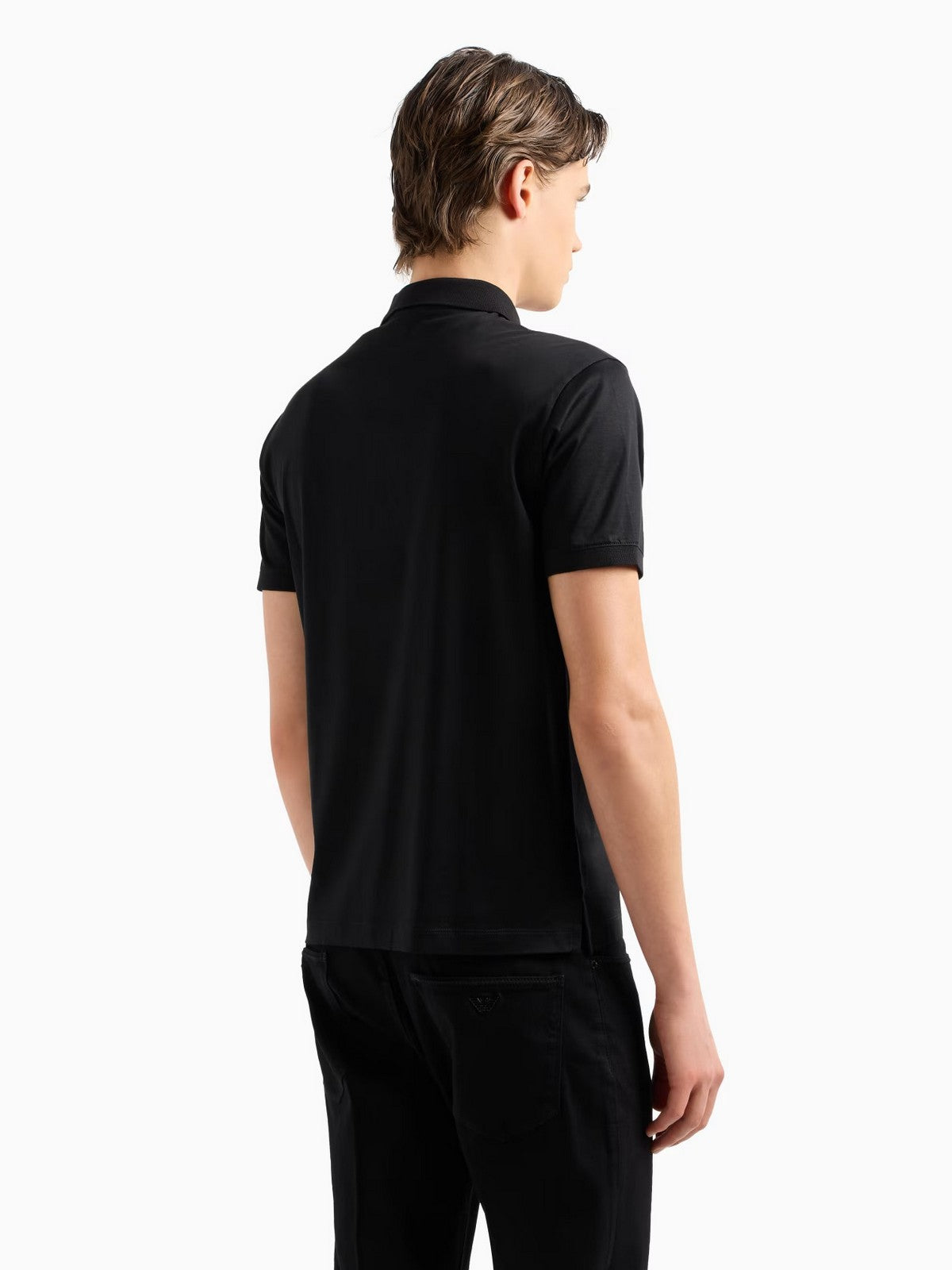 EMPORIO ARMANI Polo Uomo EM001082 AF10017 UC001 Nero gioboutiqueweb