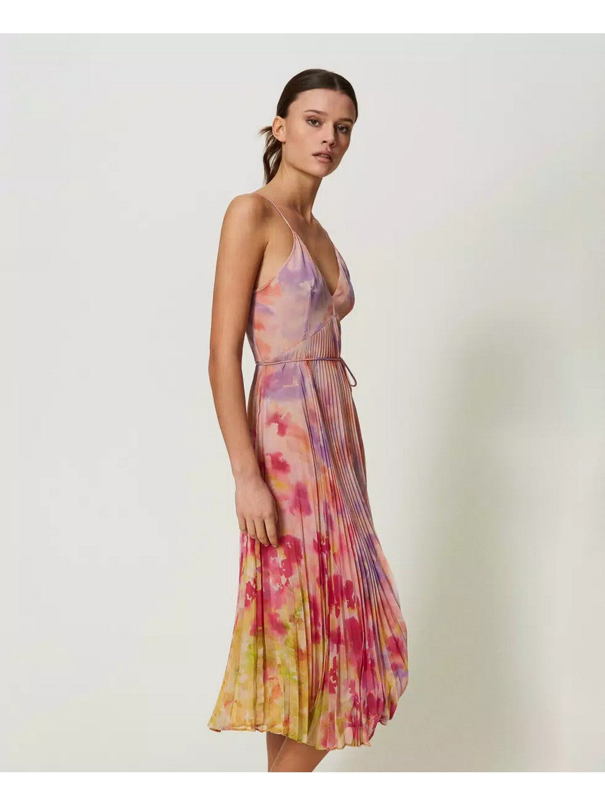 Twinset Frau Kleid 241TP2591 11348 Multicoloror