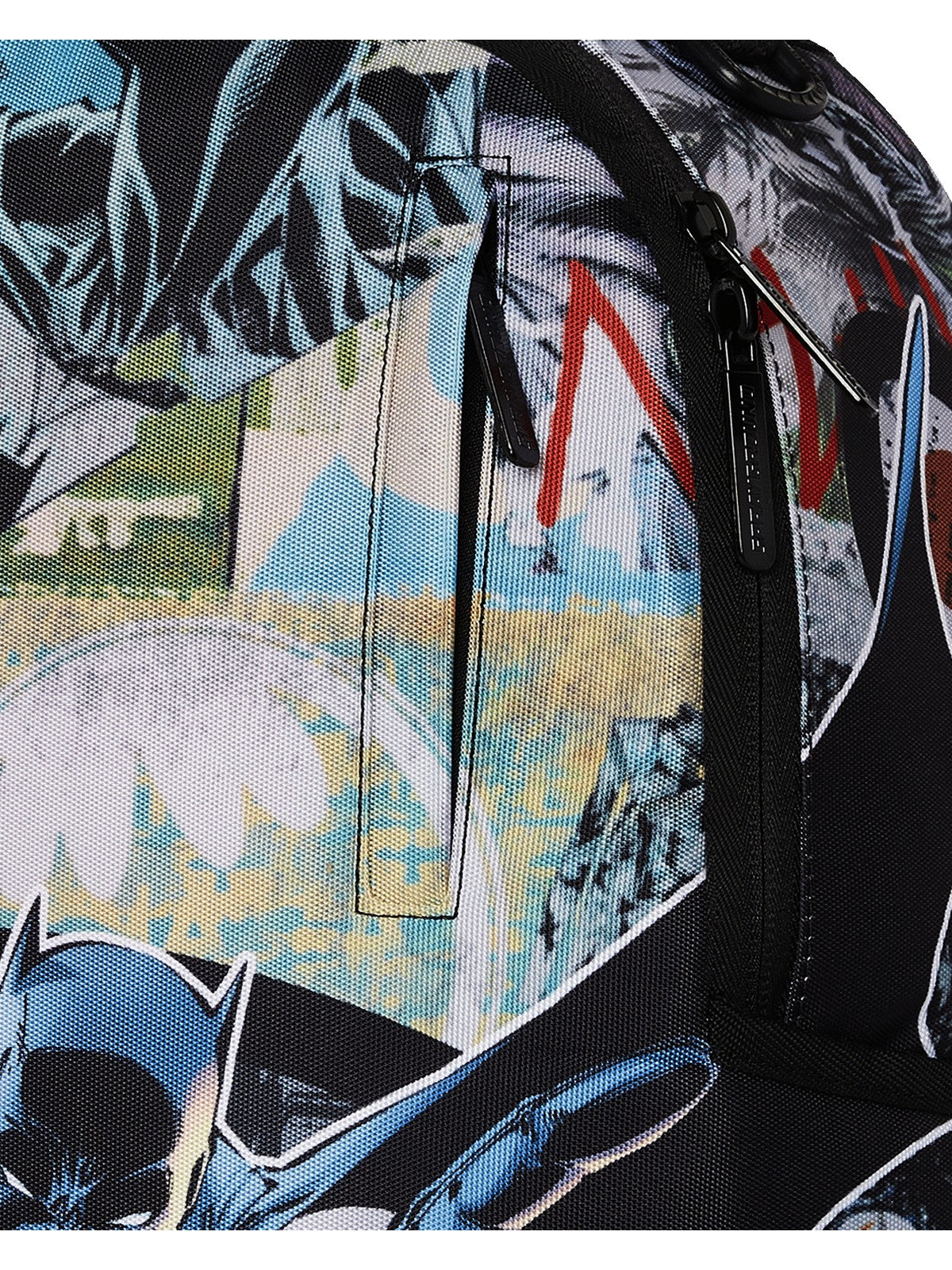 SPRAYGROUND Zaino Uomo DC BATMAN COLLAGE SHARK DLXR BACKPACK 910B7340NSZ Nero