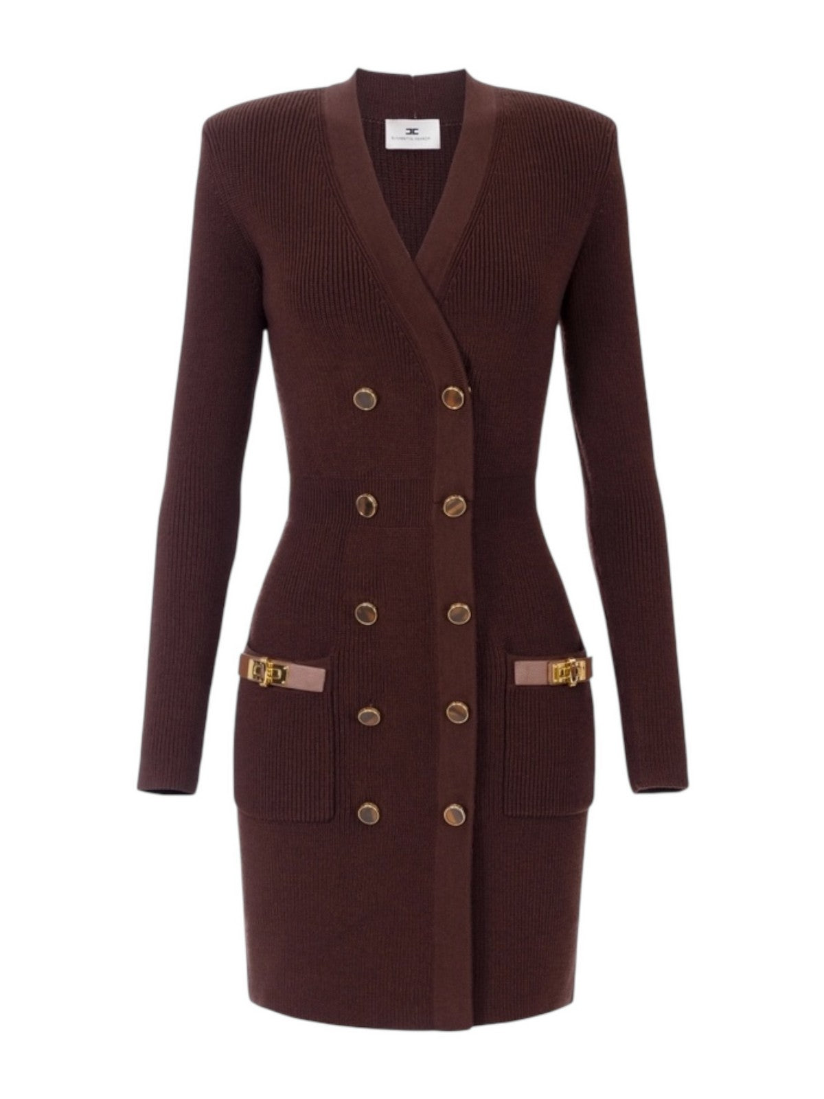 ELISABETTA FRANCHI Abito Donna AM04S56E2 EA3 COFFEE