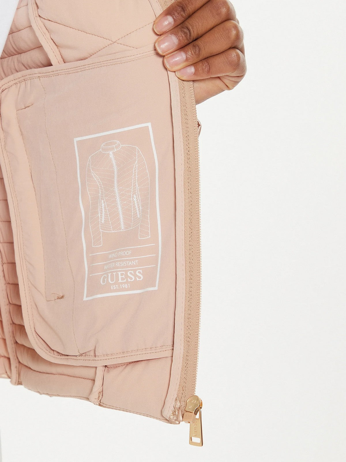 GUESS Giubbino Donna NEW VONA JACKET W4YL06 KCBV0 F6CK Rosa gioboutiqueweb