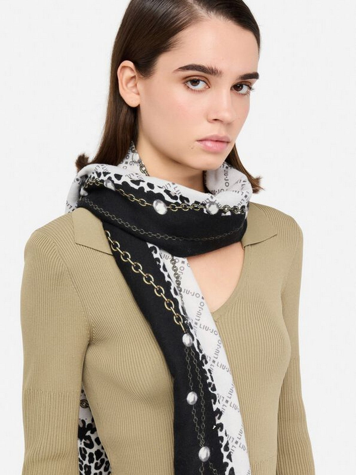 LIU JO SOFT Stola Donna 2F5081T0300 22222 Nero