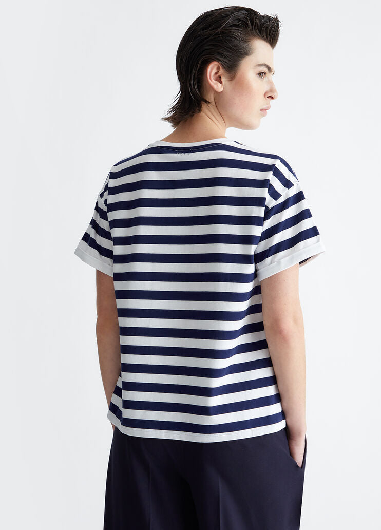 T-shirt White Liu Jo et femme Pole M4330J4698 C3407 White