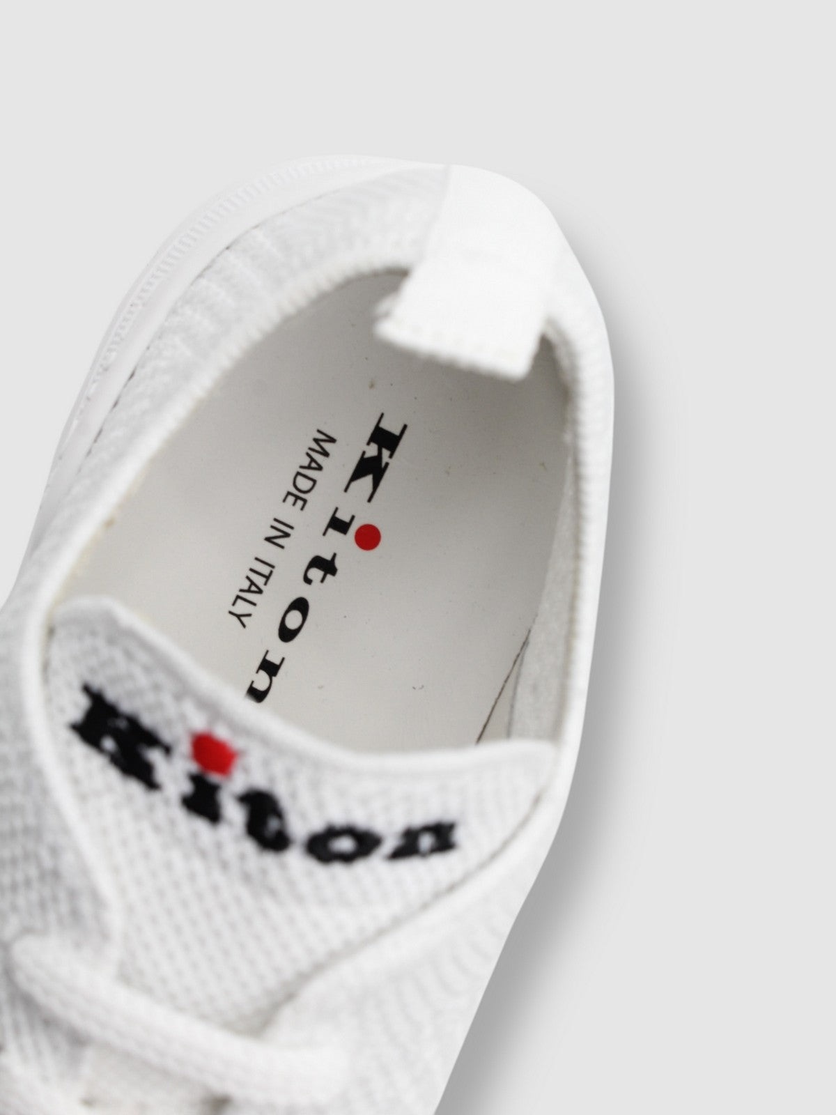 KITON Sneaker Uomo USSFITSN00809010BJ WHITE Bianco gioboutiqueweb