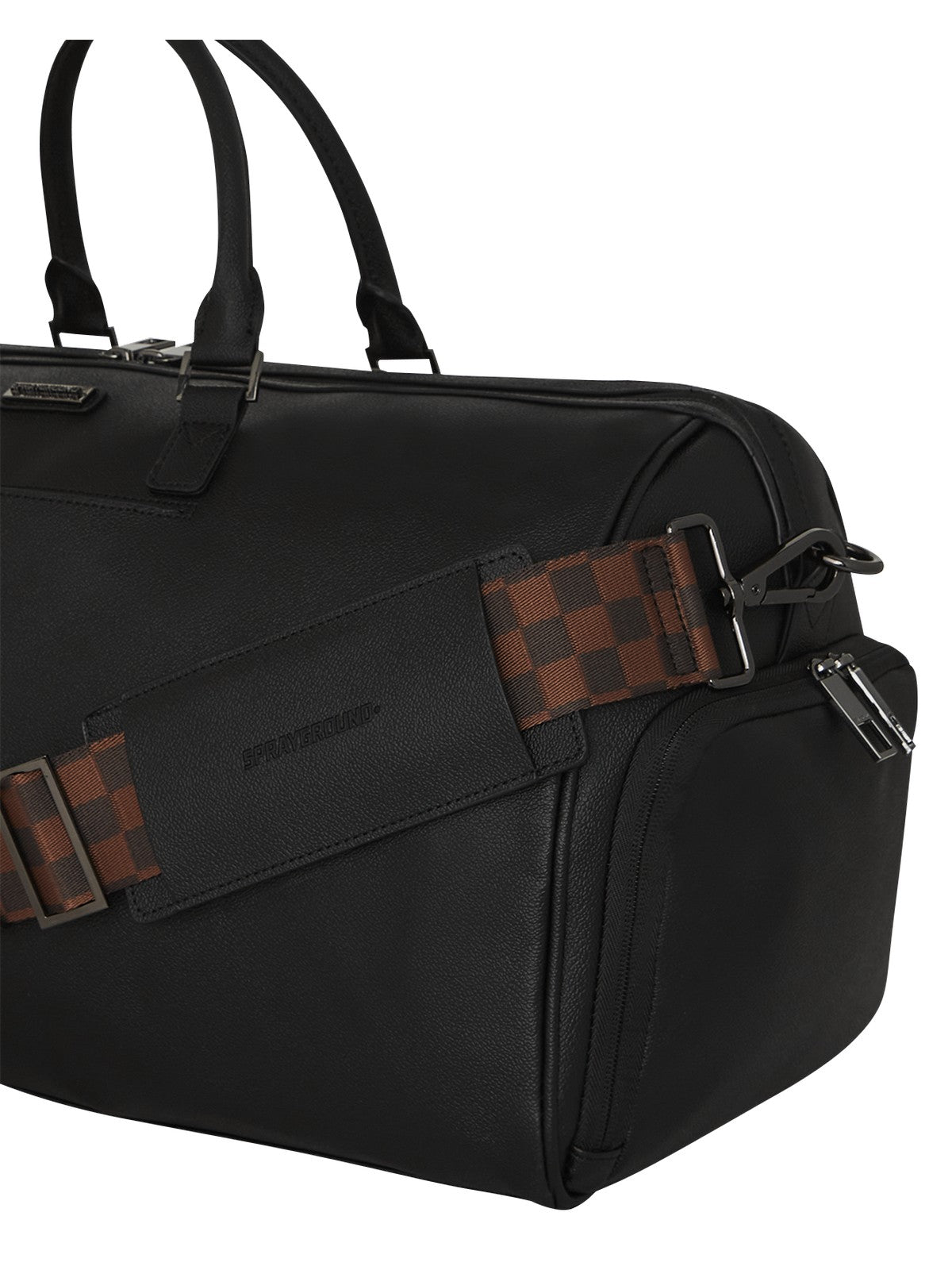 SPRAYGROUND Borsone Uomo DOSE OF CHECK DEUX DUFFLE 910D8015NSZ Nero