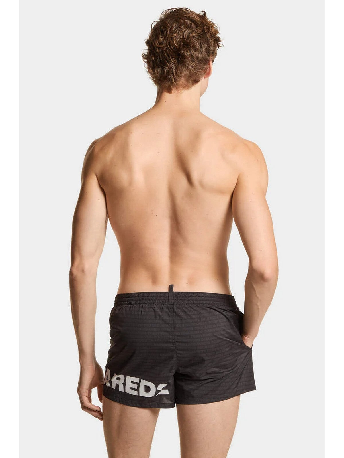 DSQUARED2 Costume da bagno Uomo D7B5C5950 010 Nero gioboutiqueweb