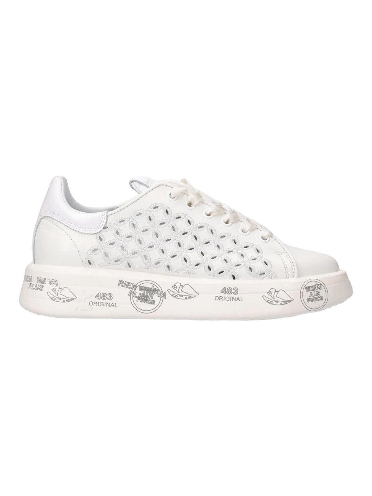 PREMIATA Sneaker Donna BELLE VAR 6283 Bianco gioboutiqueweb