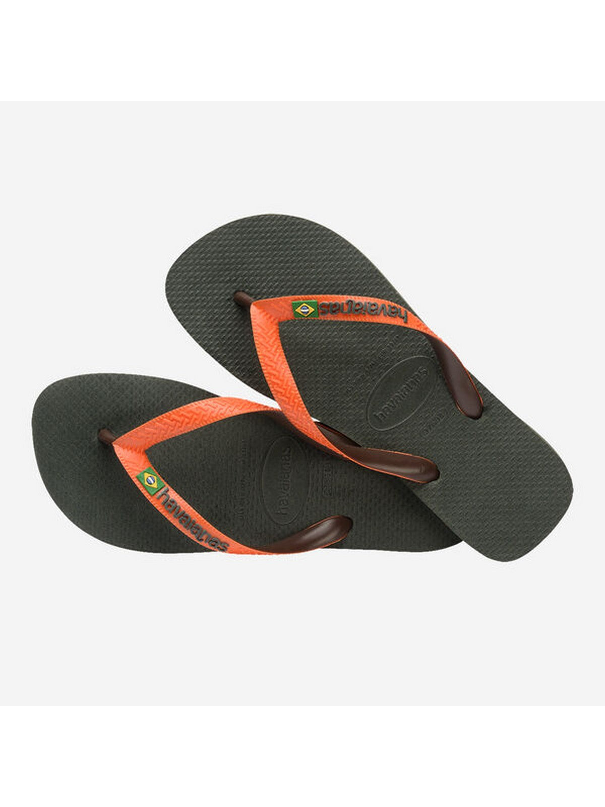 HAVAIANAS Infradito Unisex adulto Hav. Brasil mix 4123206.7074 Verde gioboutiqueweb