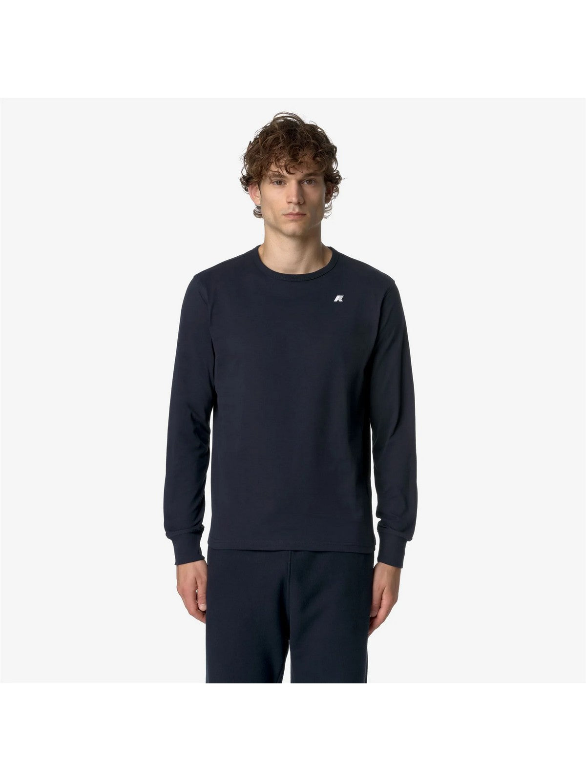 K-WAY T-Shirt e Polo Uomo ELMER JS PEACH K8136DW K89 BLUE DEPTH gioboutiqueweb