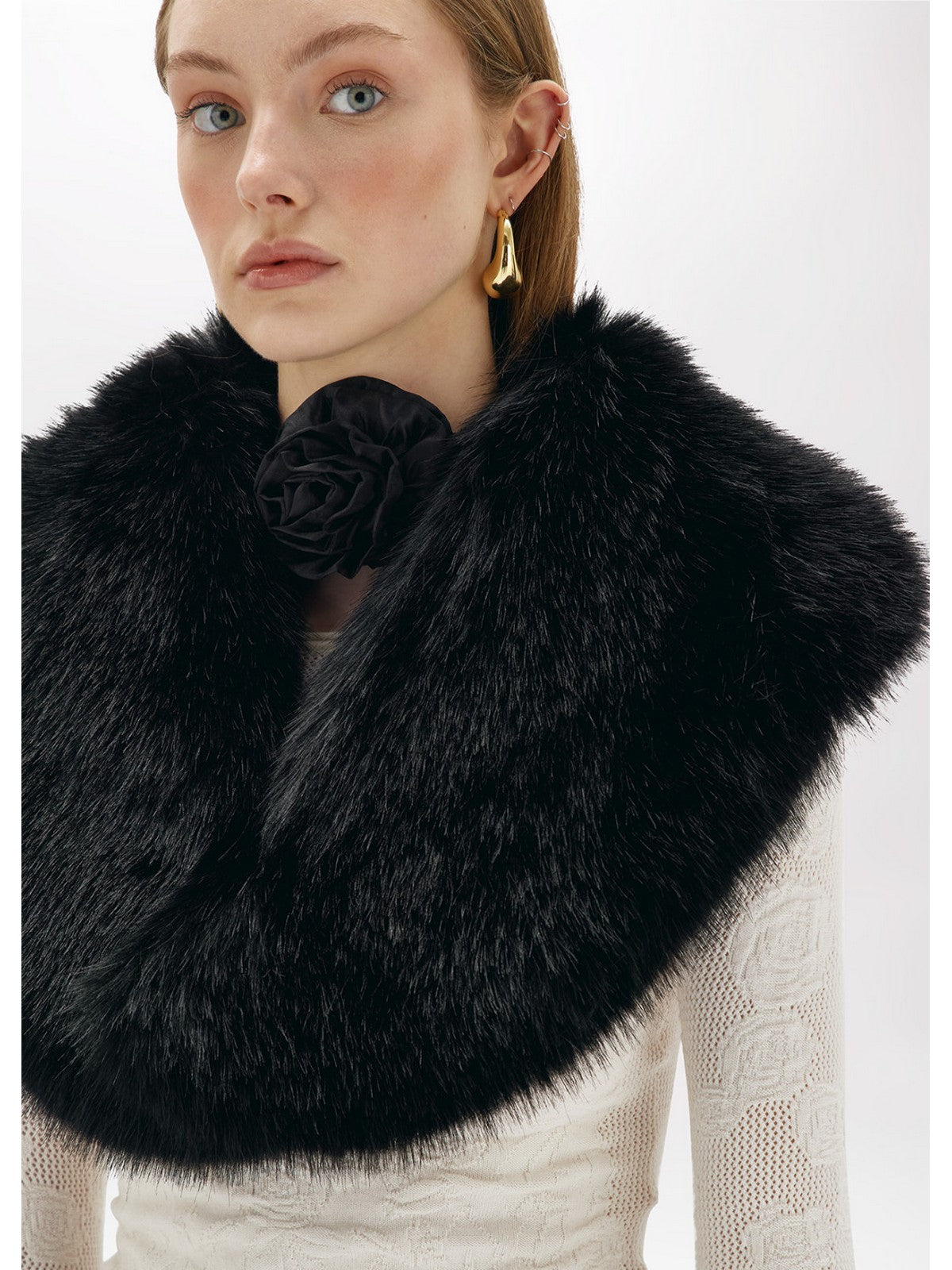 BLUGIRL Sciarpa Donna PF4017T0300 22222 Nero gioboutiqueweb