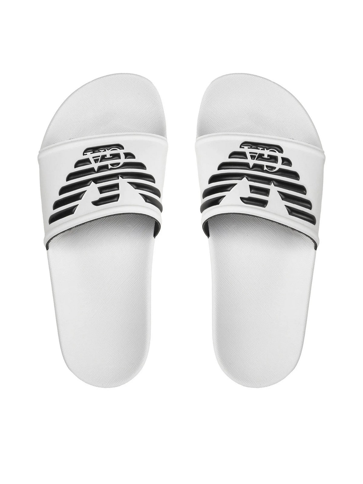 EMPORIO ARMANI Ciabatta Uomo XVPS08 XN747 D611 Bianco gioboutiqueweb