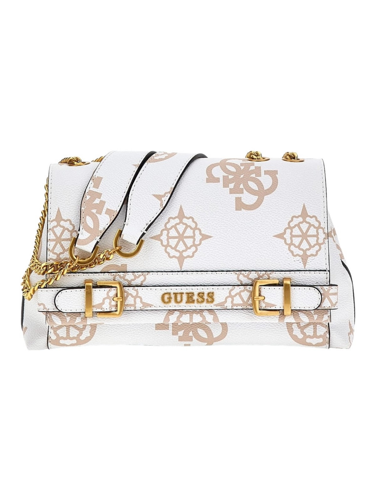 GUESS Borsa Donna Sestri Logo Luxury S HWPO90 01210 WLO Bianco gioboutiqueweb