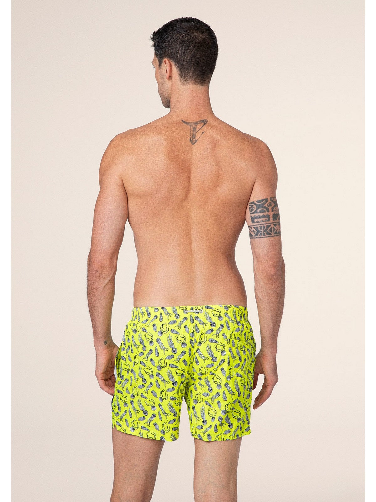 F**K Costume da bagno Uomo FK25-M04BA30X13 Giallo