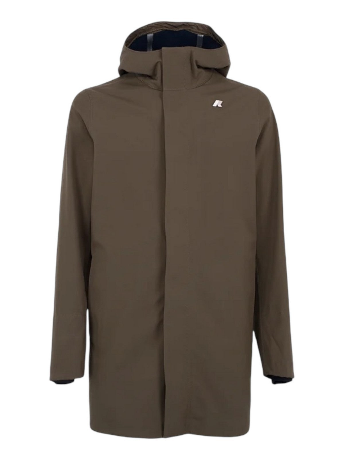 K-WAY Giubbino Uomo Marlyn bonded K7126UW B3A Black Olive - Blue D