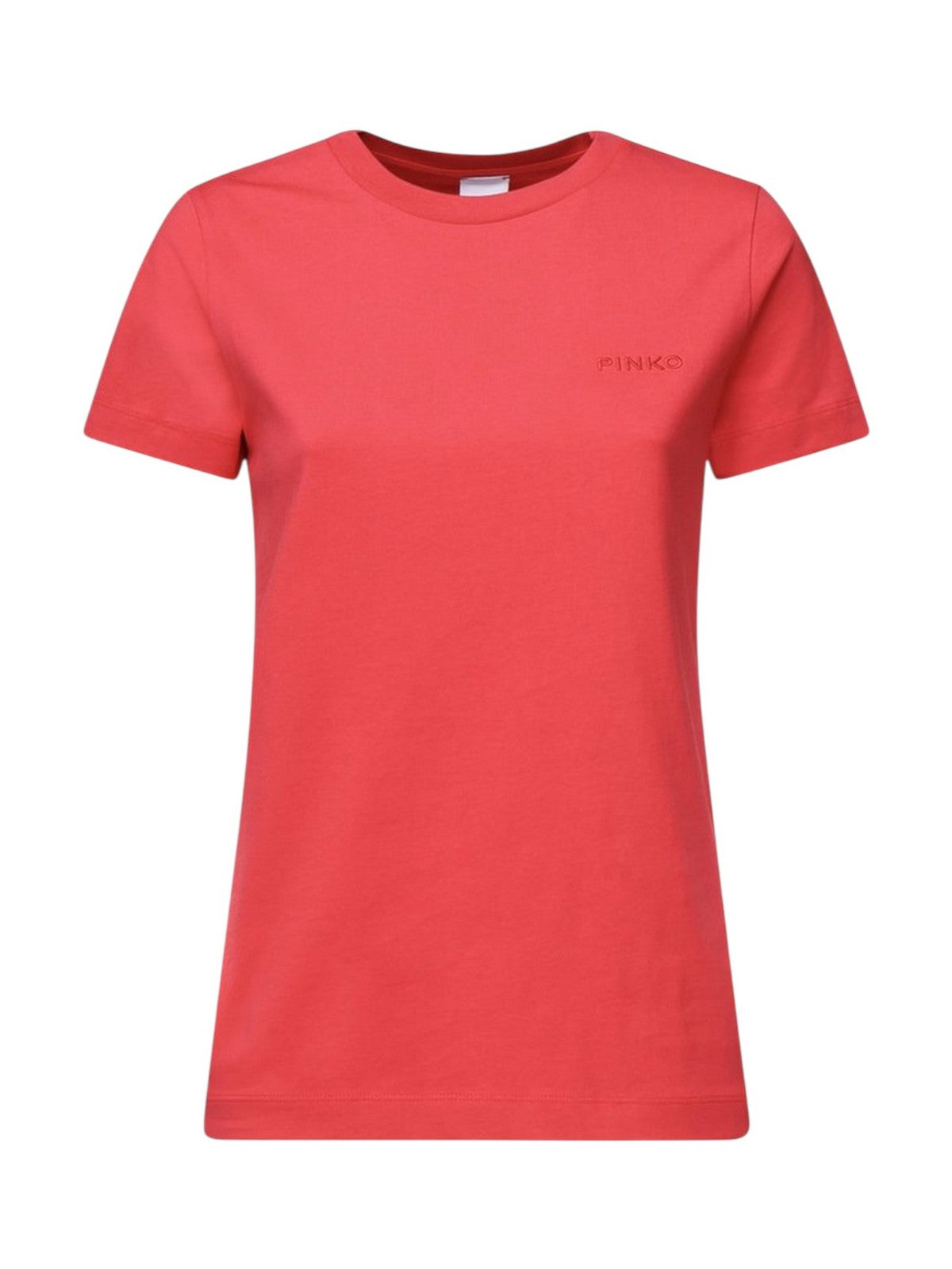 PINKO T-shirt Donna START T-SHIRT JERSEY LOGO PINK 101752-A2HN O57 Rosso gioboutiqueweb