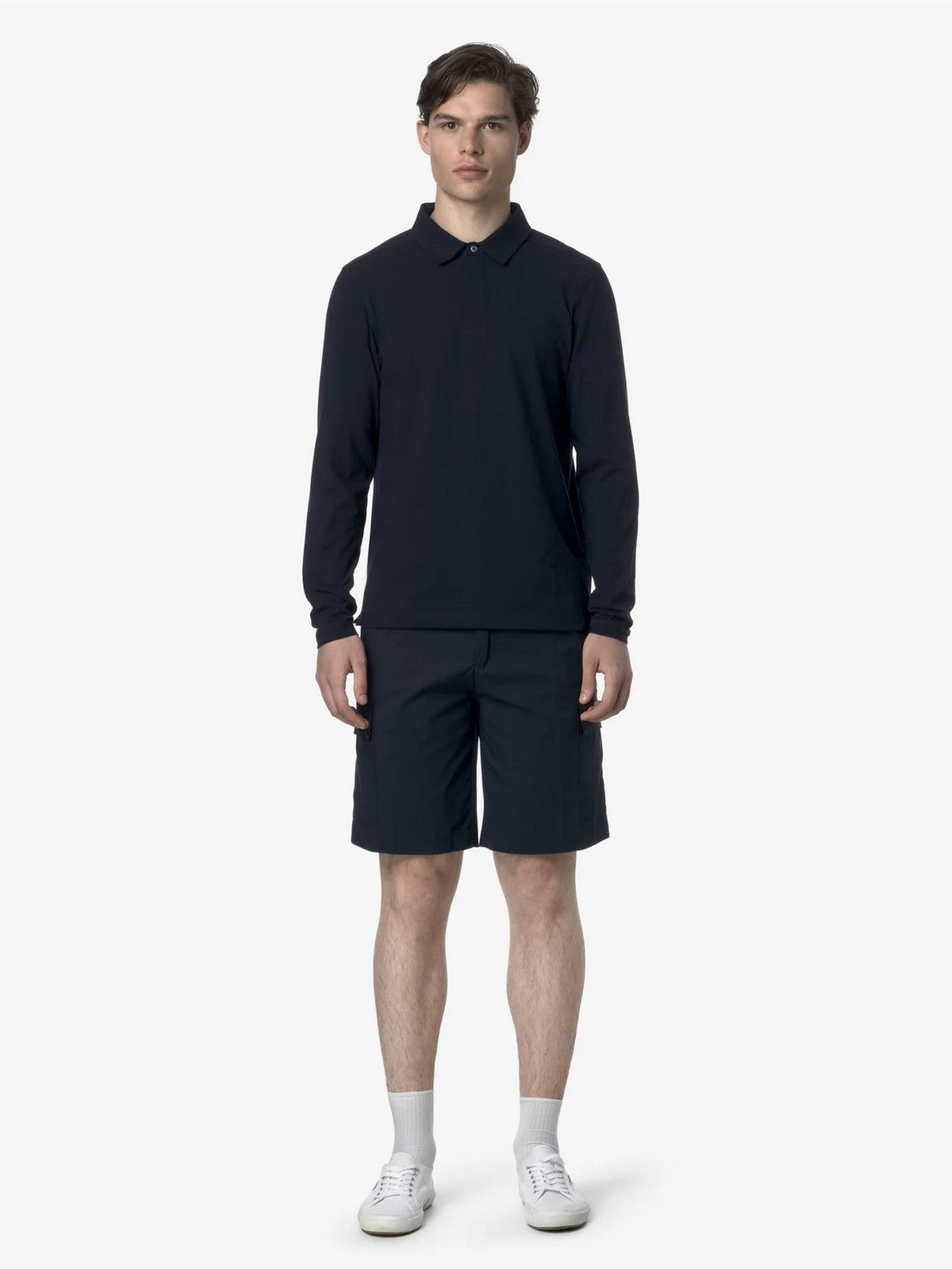 K-WAY Pantalone Uomo SERJE TWILL TECH K6133NW K89 BLUE DEPTH gioboutiqueweb